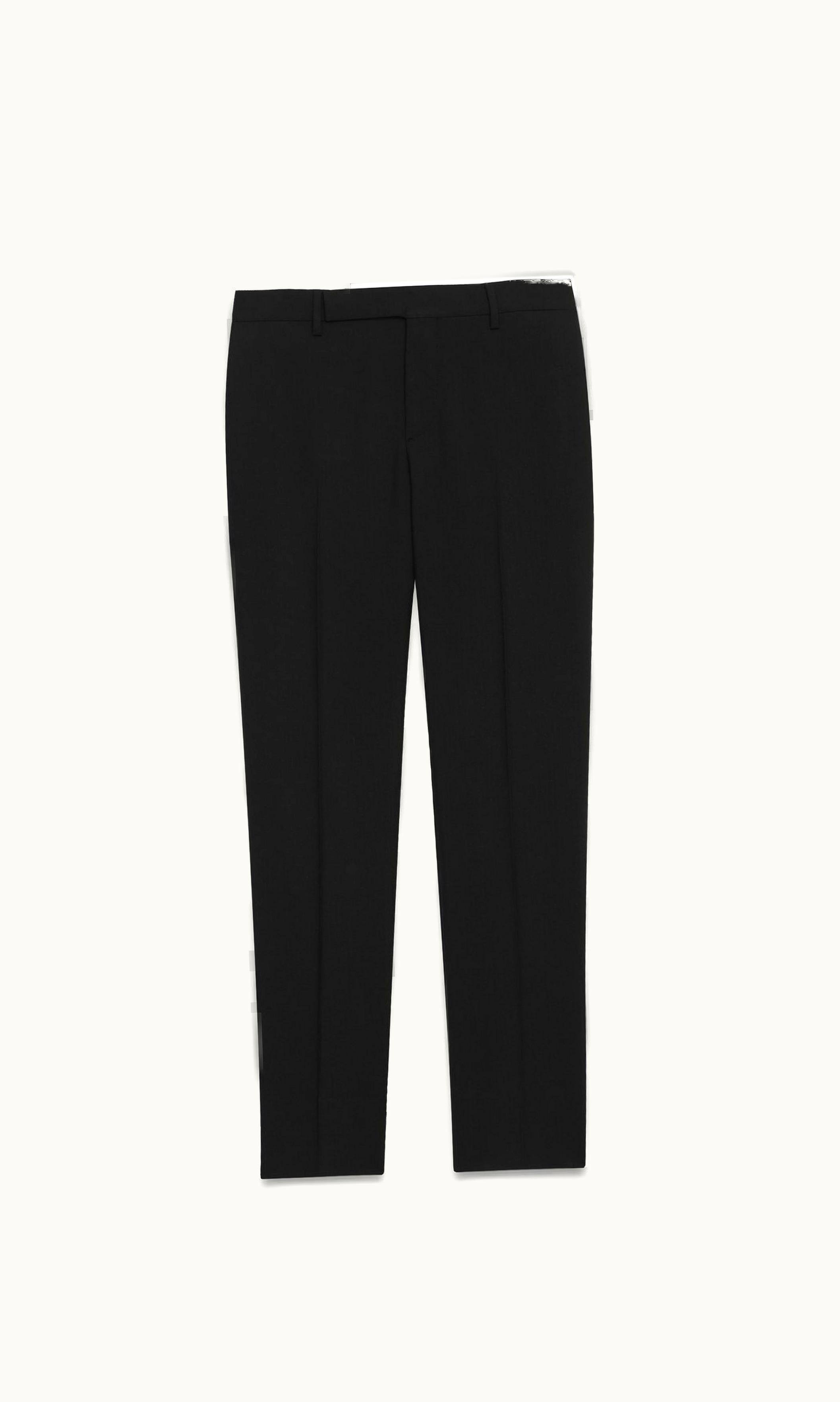 Saint Laurent Saint Laurent Tailored Pants In Gabardine Black