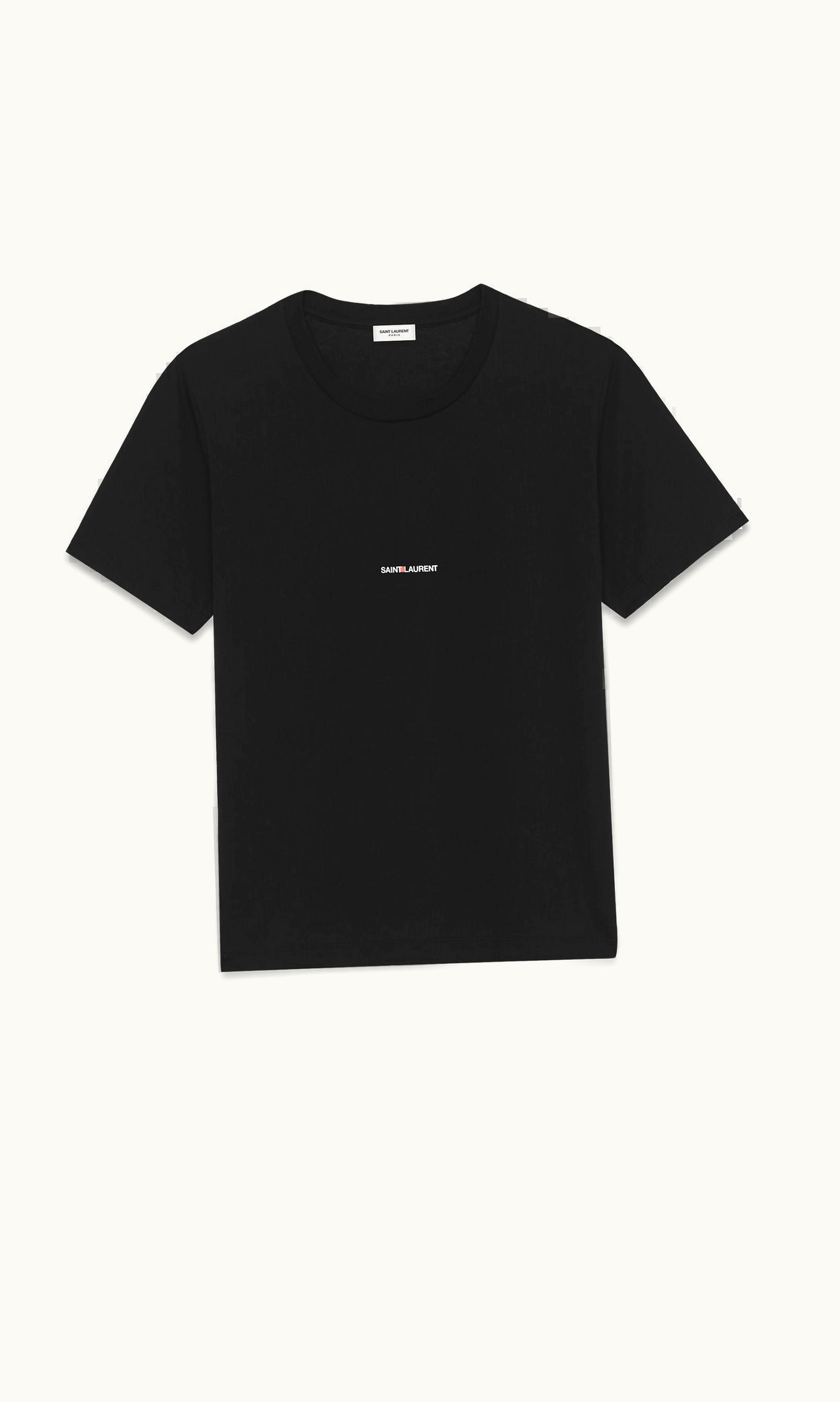 Saint Laurent Saint Laurent Rive Gauche T-Shirt Black BLACK