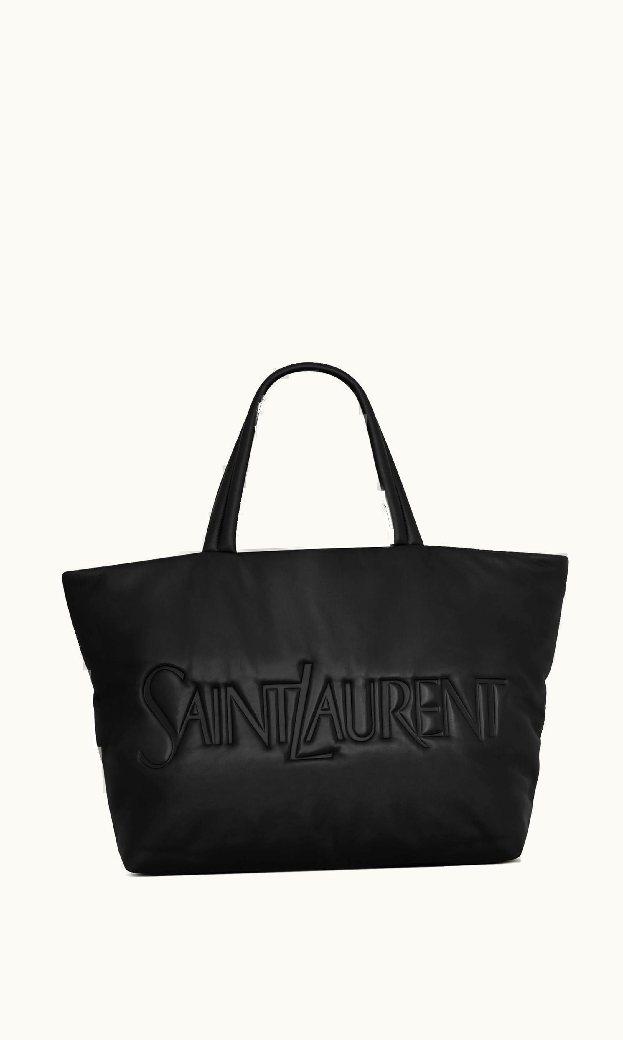 Saint Laurent Saint Laurent Tote In Nappa Lambskin Black BLACK