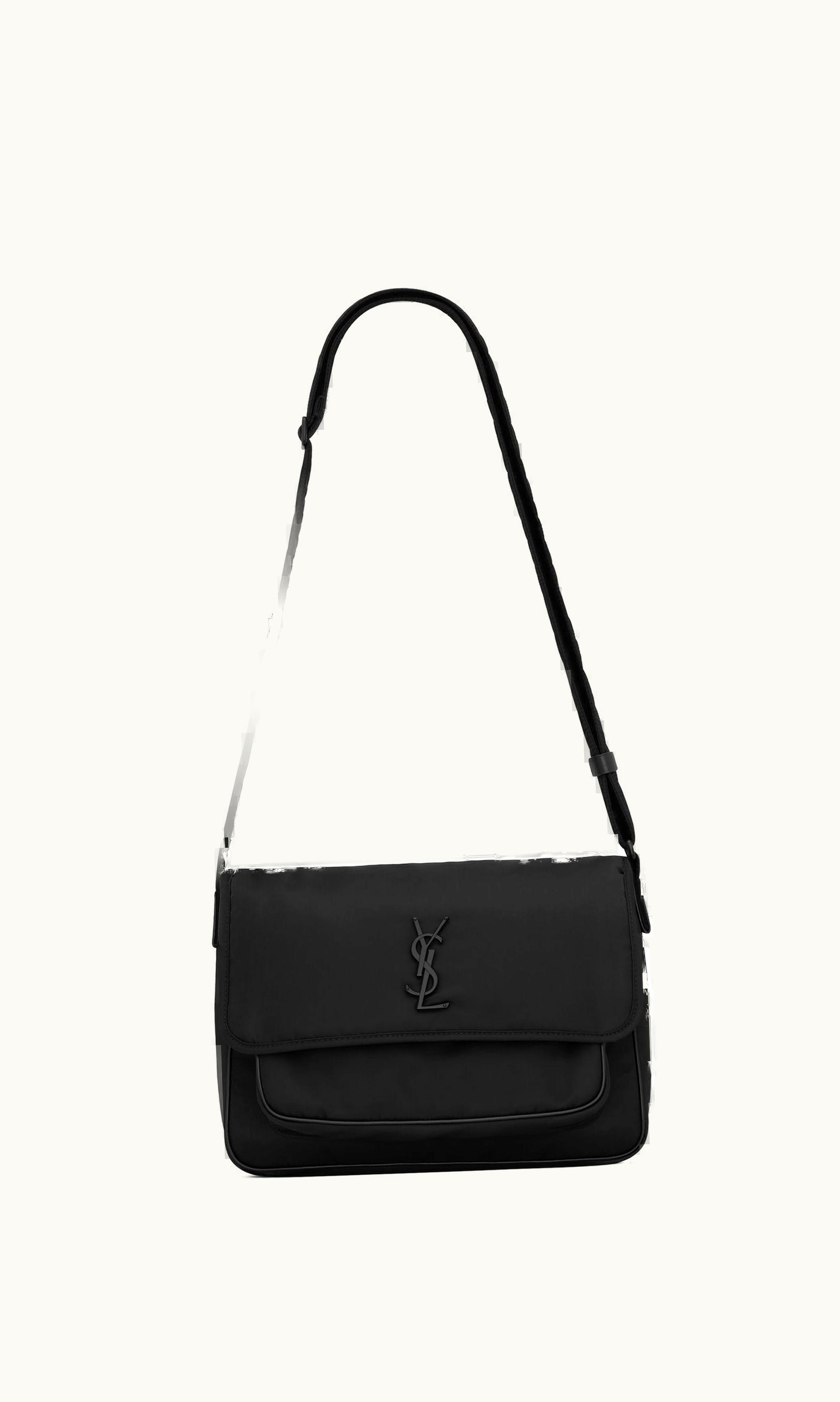 Saint Laurent Saint Laurent Niki Messenger In Econyl® Black BLACK