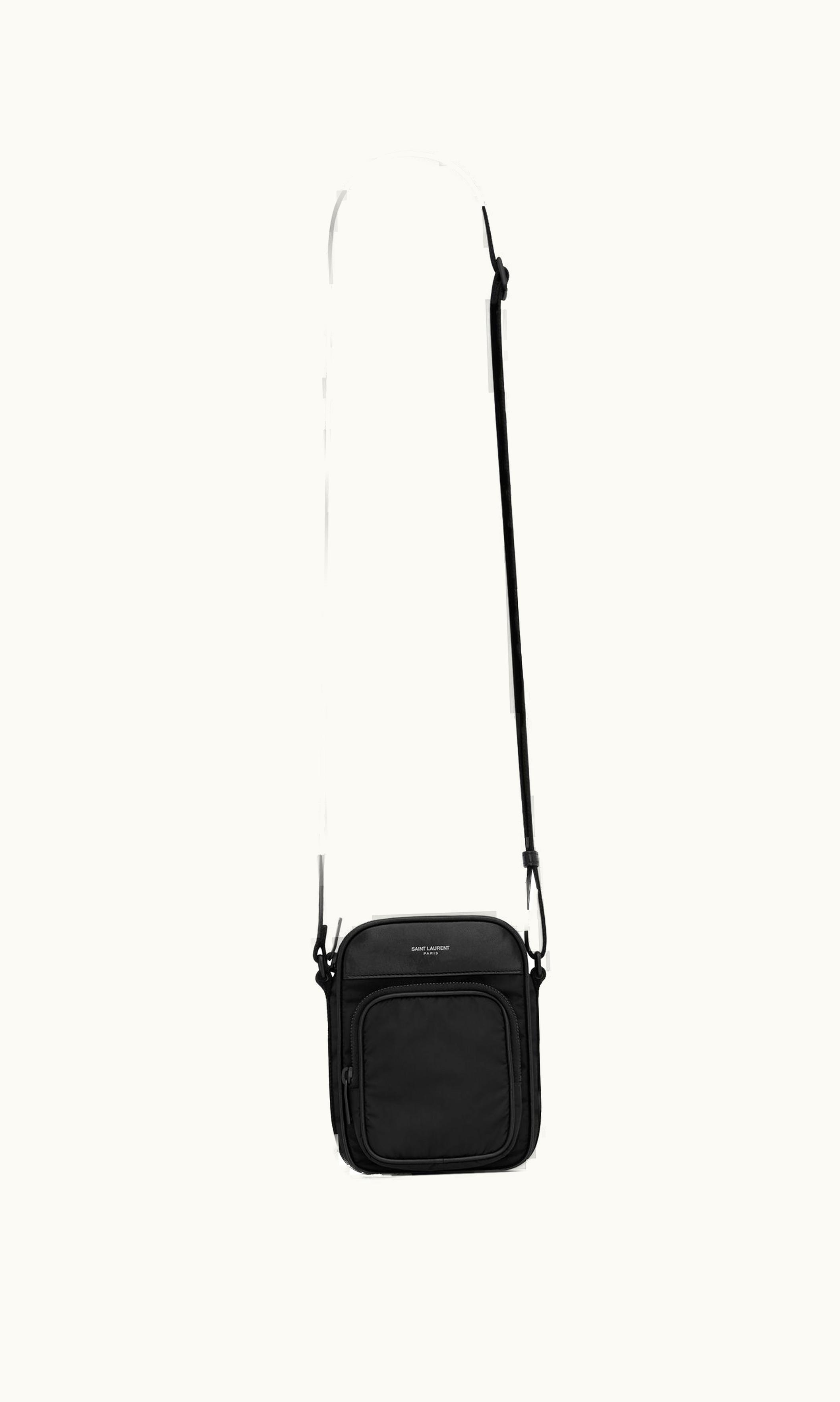 Saint Laurent City Saint Laurent Mini Camera Bag In Nylon Black