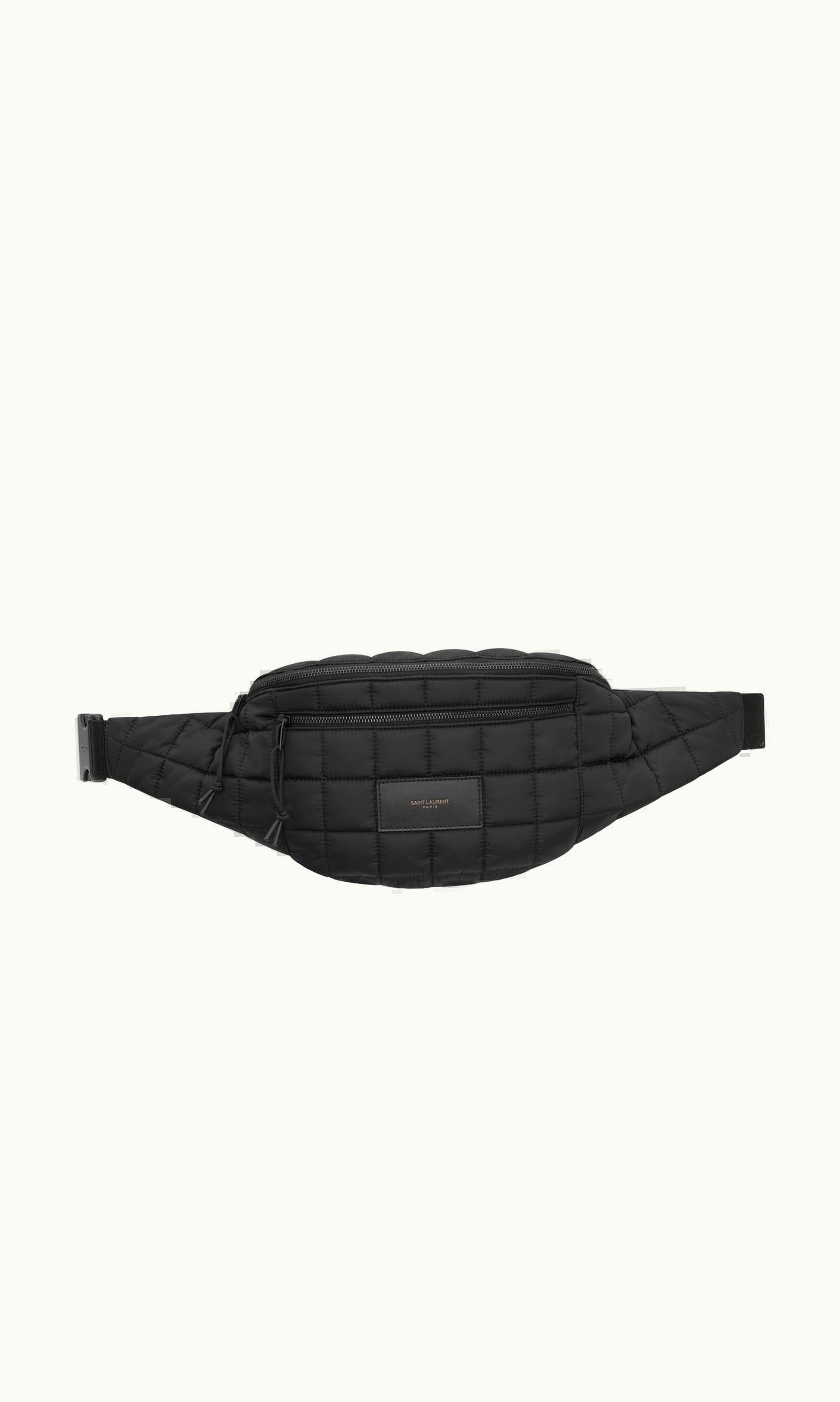 Saint Laurent Saint Laurent Nuxx Crossbody Bag In Quilted Econyl® Black