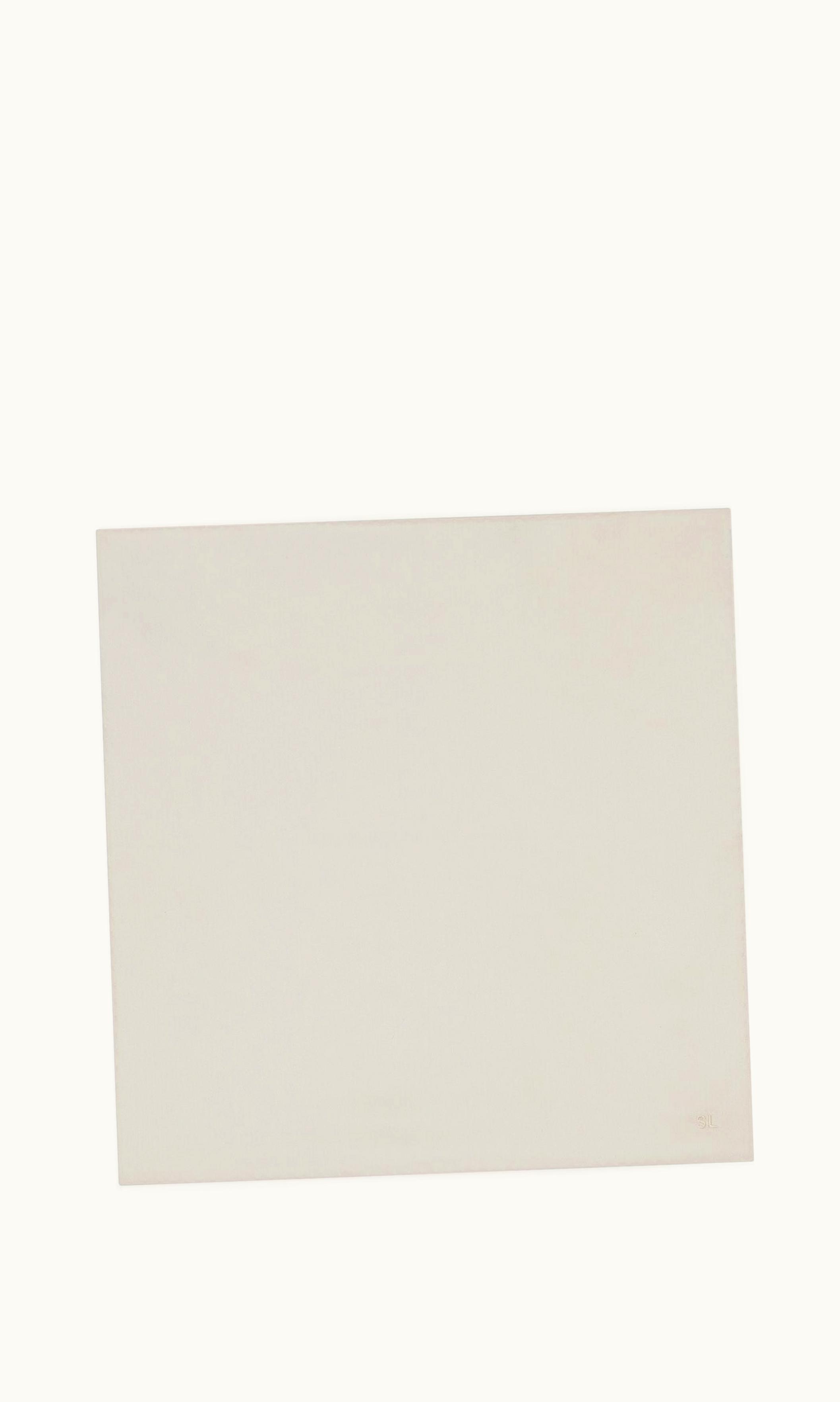 Saint Laurent Saint Laurent Sl Pocket Square Scarf In Silk Satin Beige BEIGE