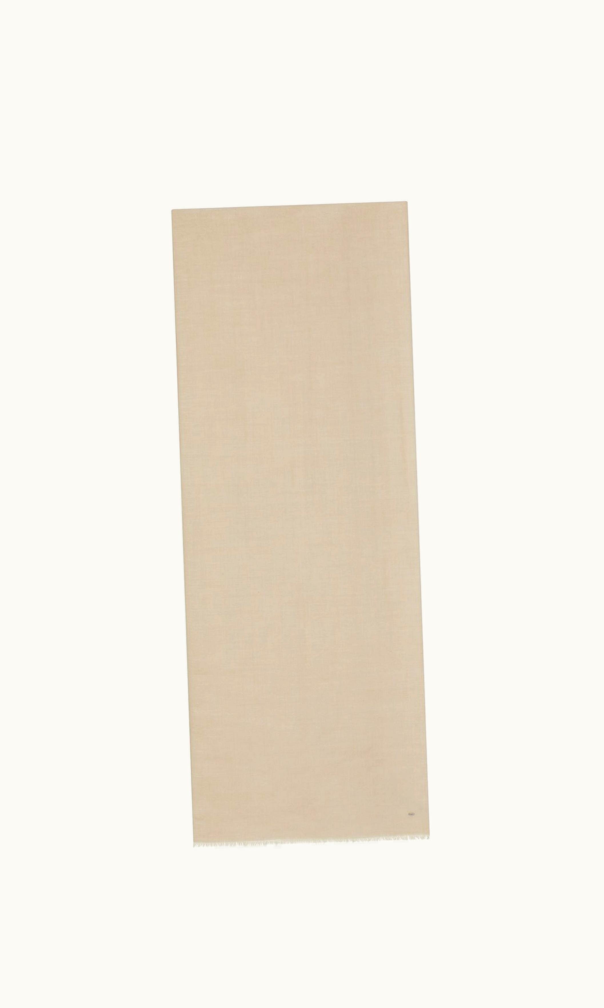 Saint Laurent Saint Laurent Cheche Scarf In Wool, Cashmere And Silk Cream CREAM