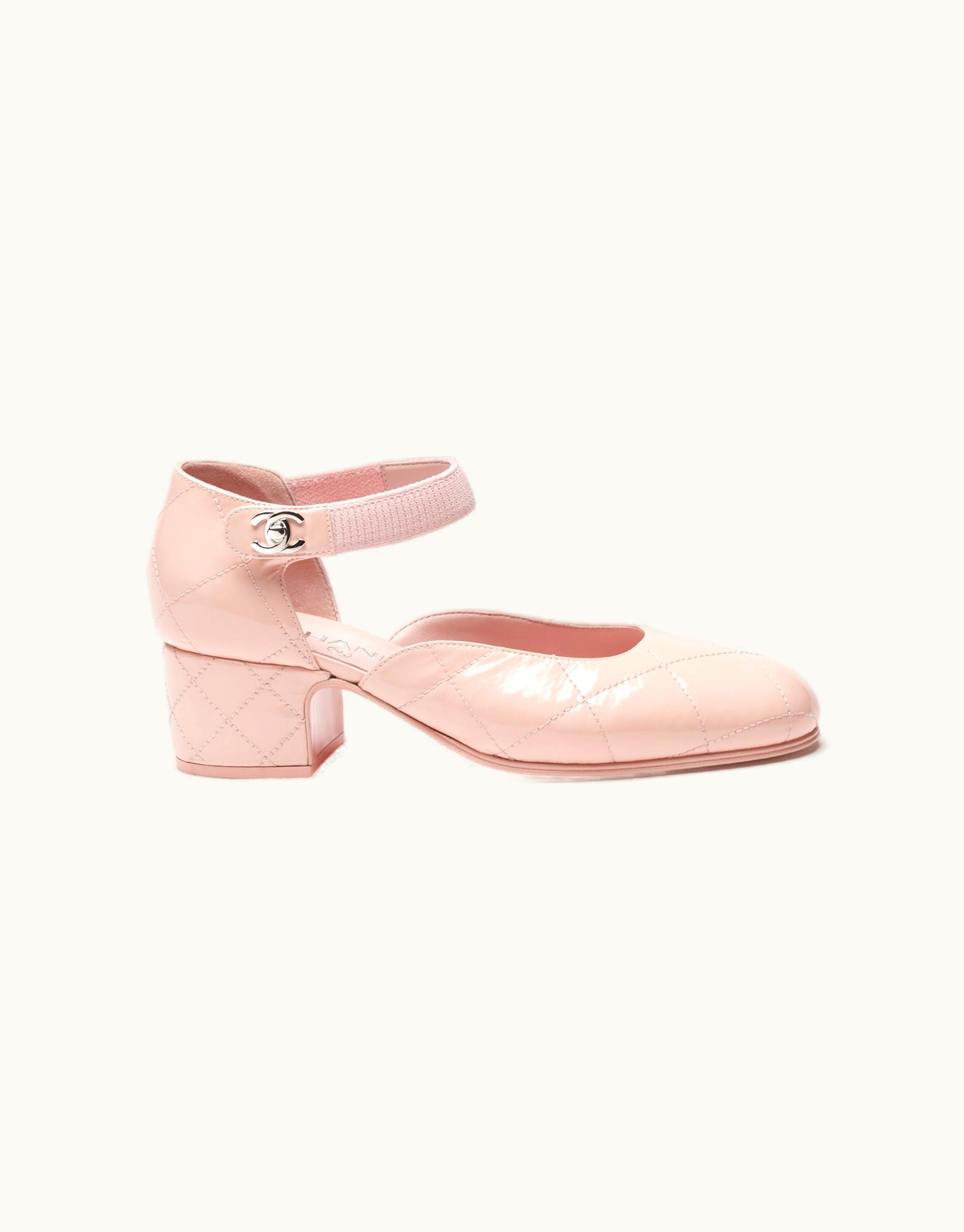 Chanel Chanel Mary Janes - Patent Goatskin, Light Pink