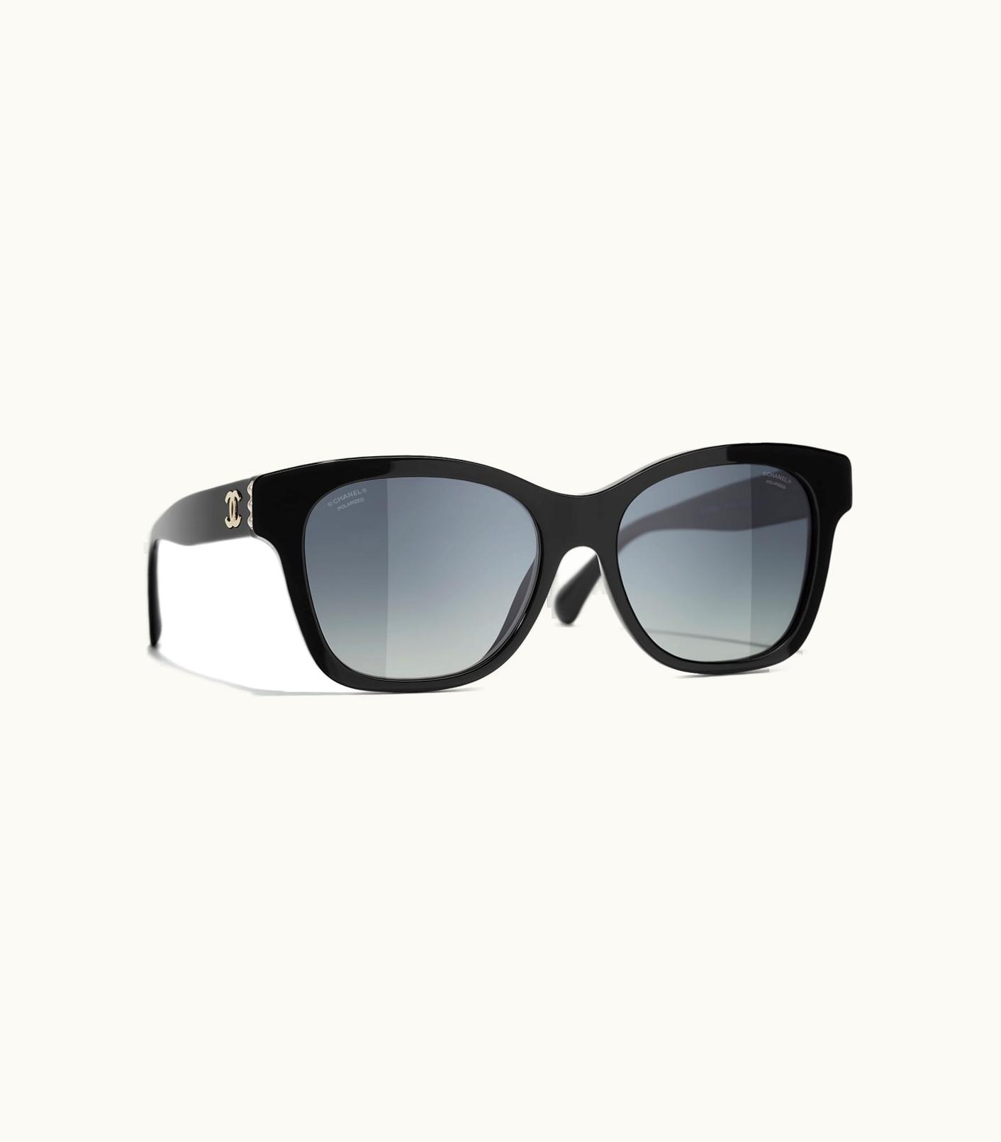 Chanel Chanel Sunglasses: Square Sunglasses, Acetate & Glass Pearls