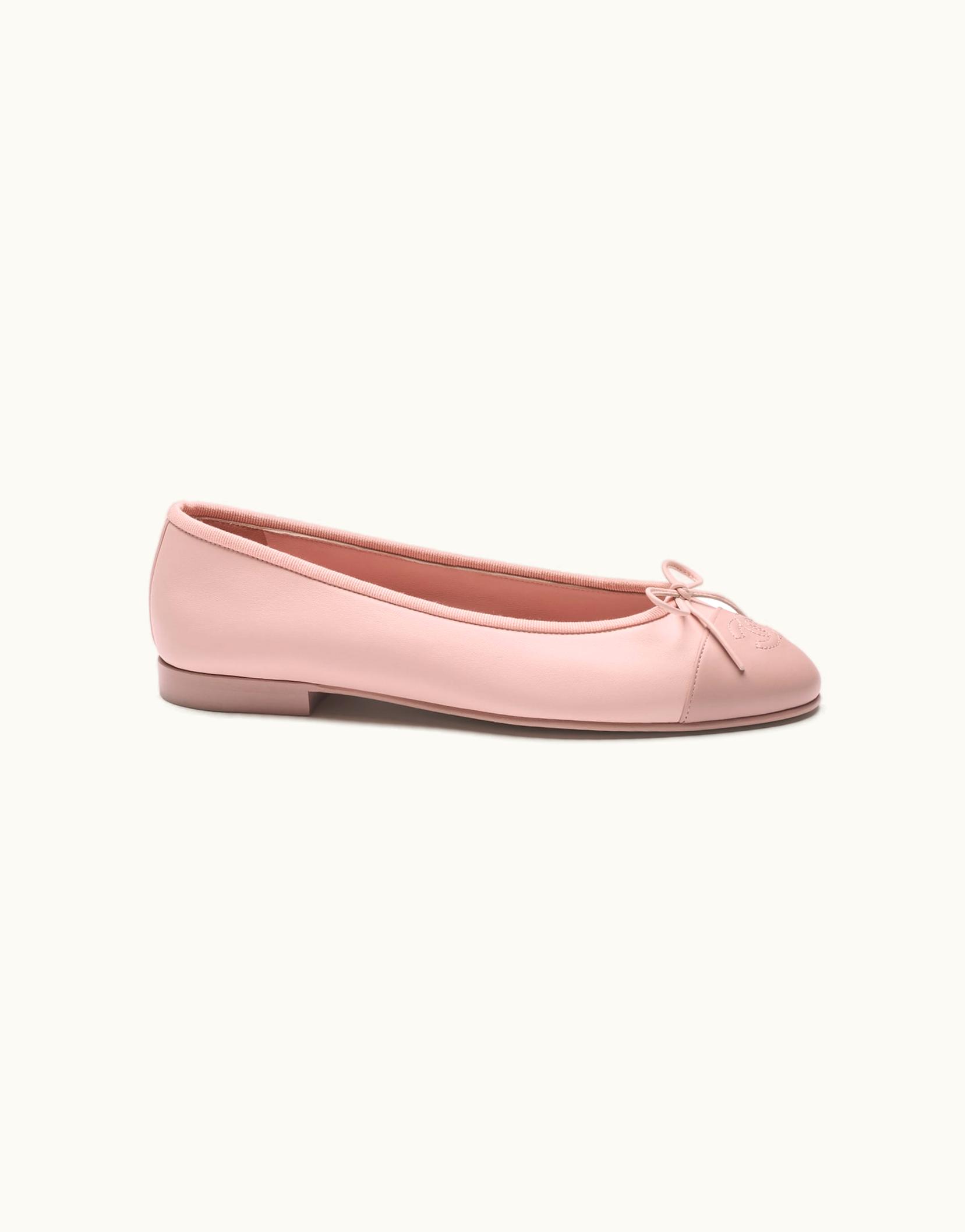 Chanel Chanel Ballet Flats - Lambskin, Light Pink & Dark Pink