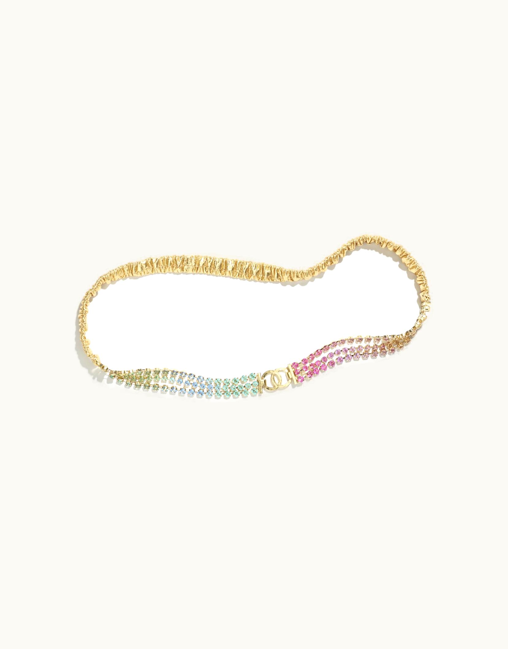 Chanel Chanel Belt - Lambskin, Gold-Tone Metal & Strass, Gold & Multicolor