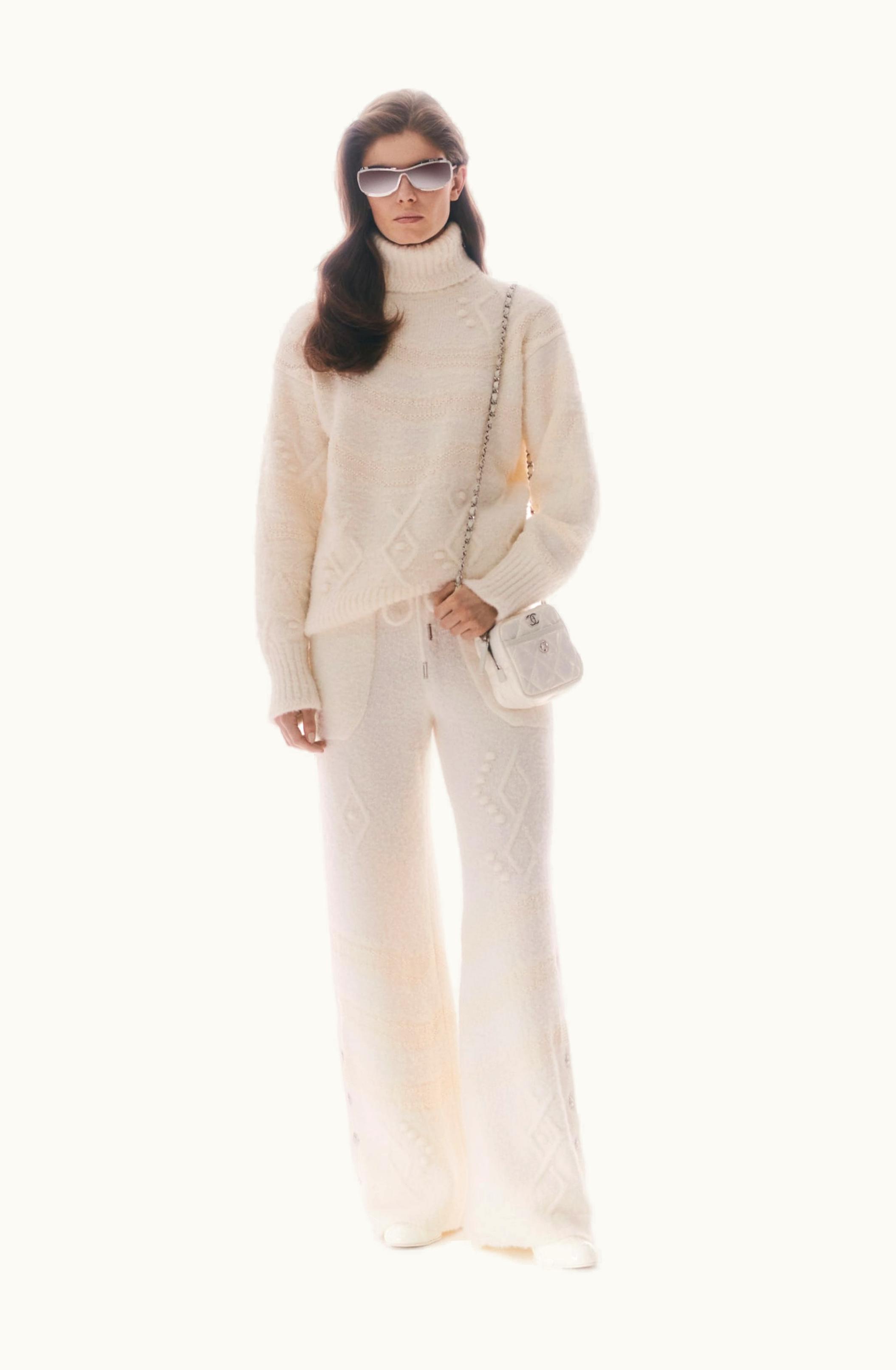 Chanel Chanel Pants - Cashmere, Wool & Silk, White