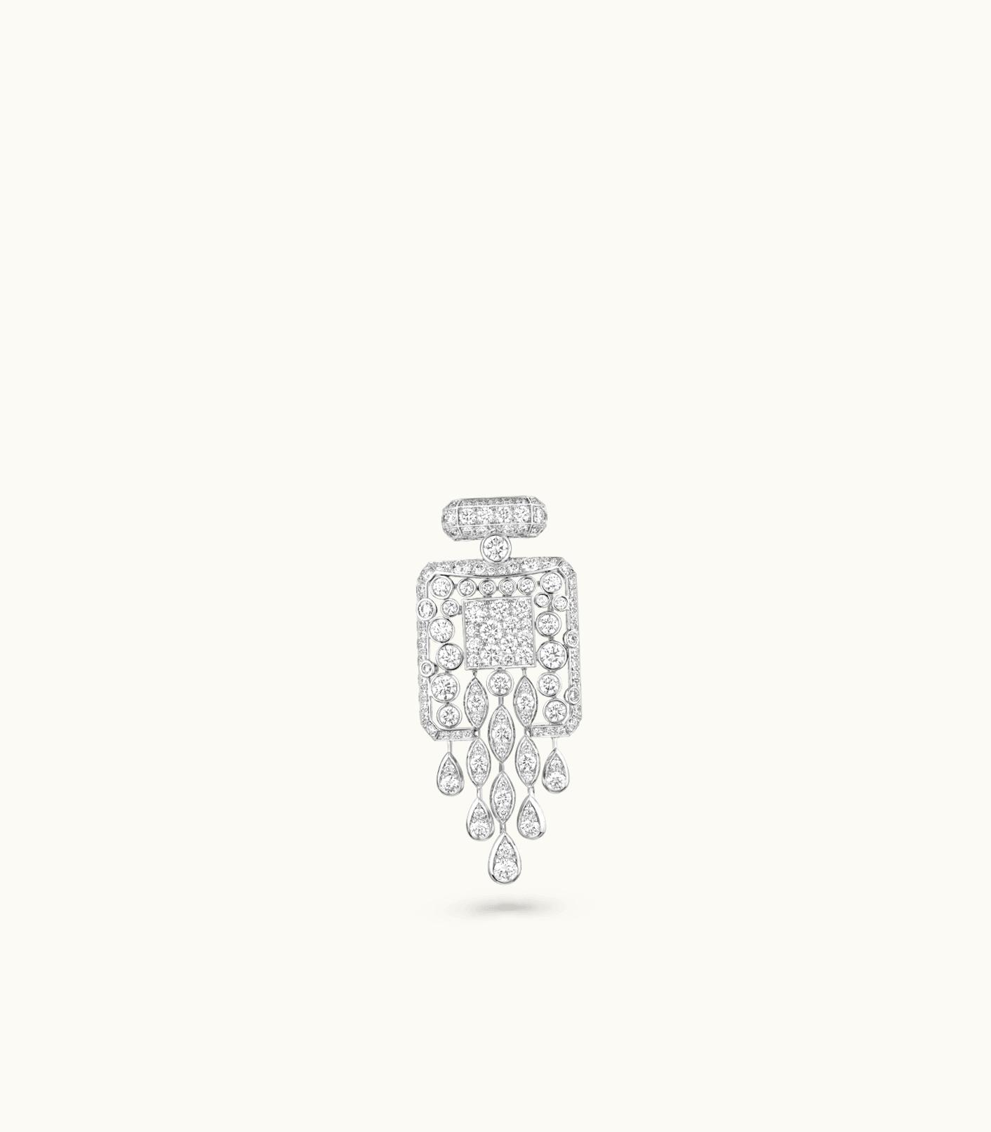 Chanel Chanel N°5 Signature Bottle Diamonds Brooch - J64301