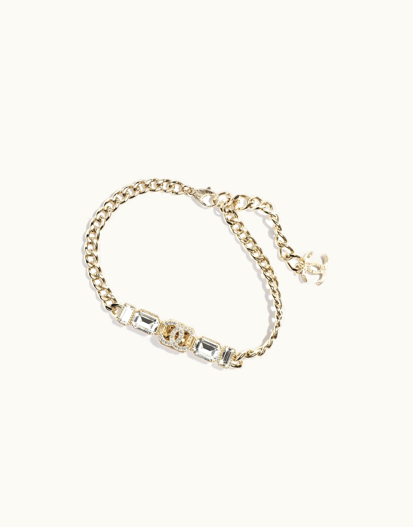 Chanel Chanel Choker - Metal & Strass, Gold & Crystal
