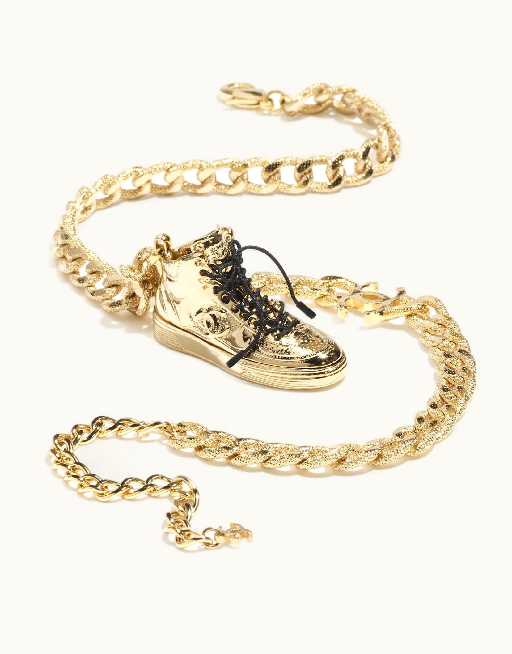 Chanel Chanel Necklace - Metal & Resin, Gold & Black