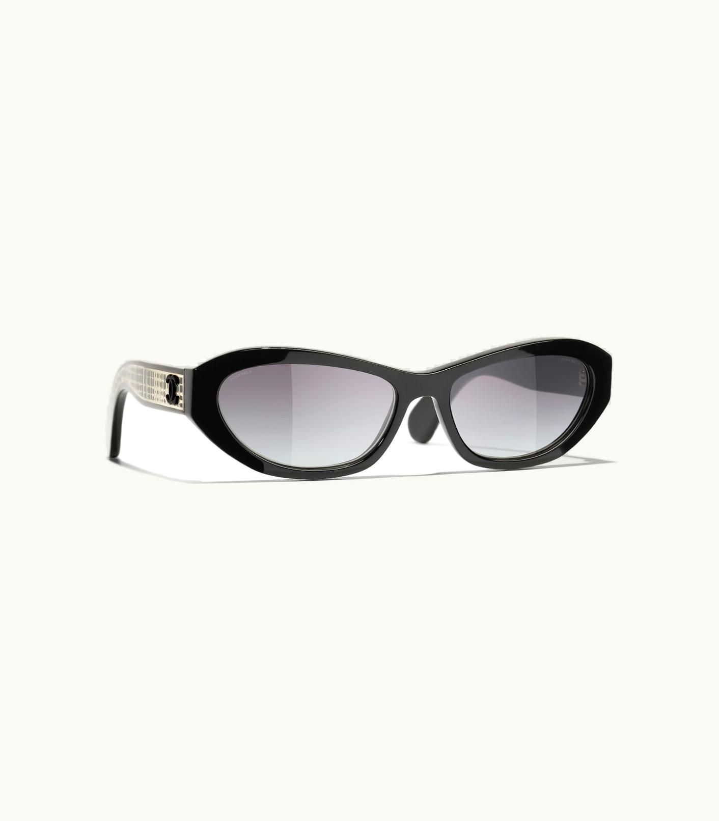 Chanel Chanel Sunglasses: Oval Sunglasses, Acetate & Metal