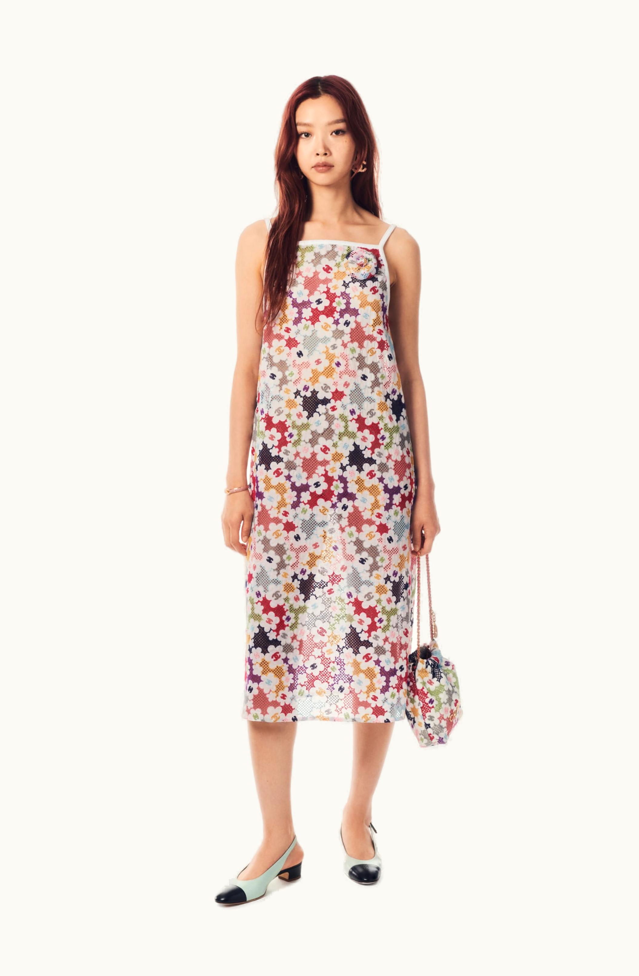 Chanel Chanel Dress - Embroidered Cotton Guipure, Multicolor