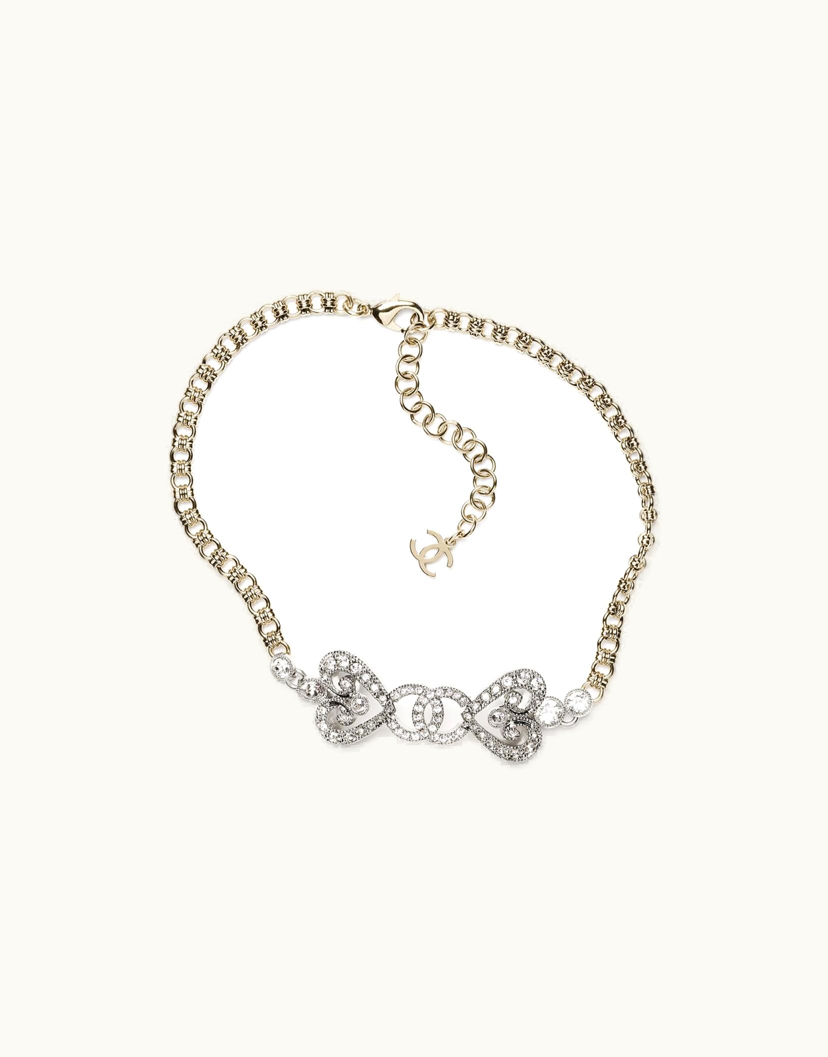 Chanel Chanel Choker - Metal & Strass, Silver, Gold & Crystal