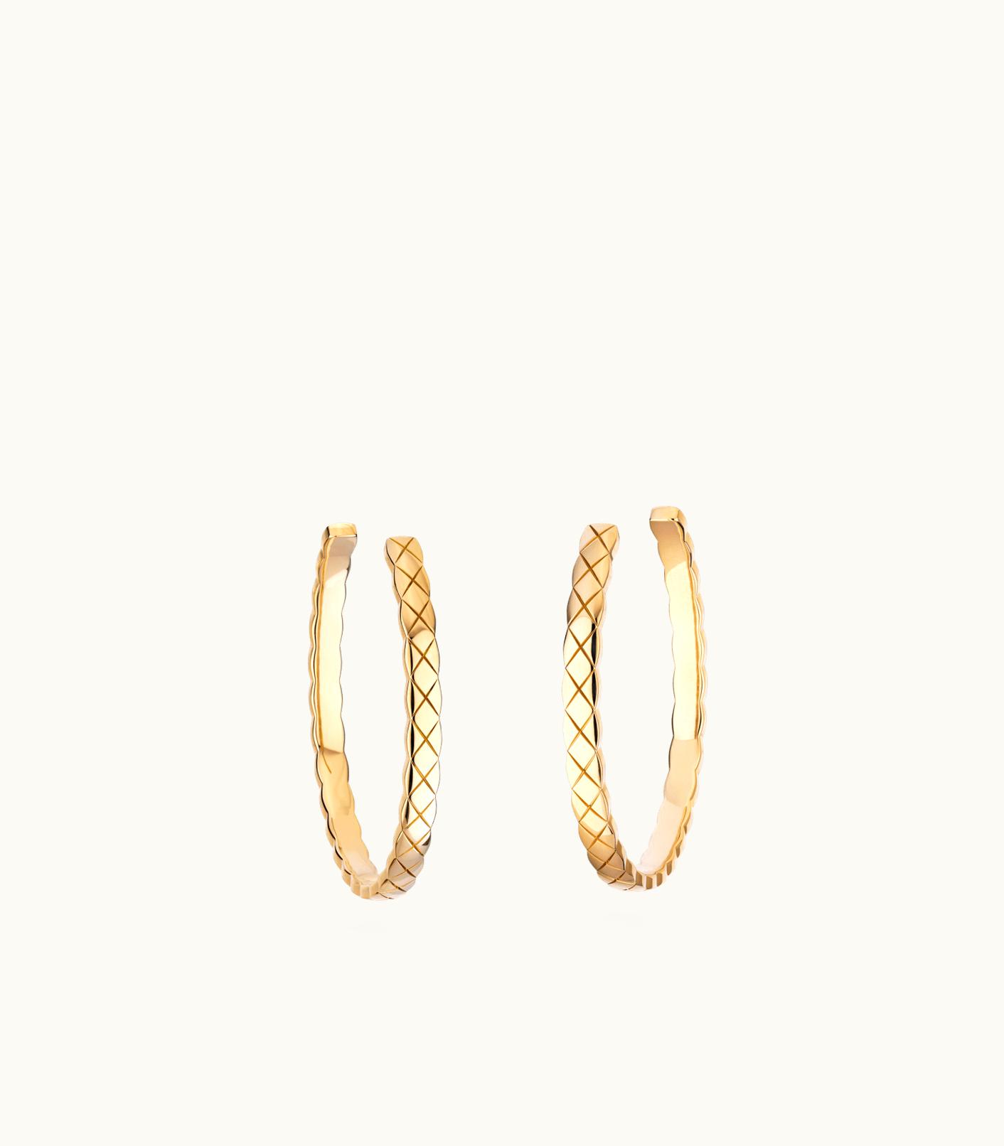 Chanel Chanel Coco Crush Hoop Earrings - 3599591933783