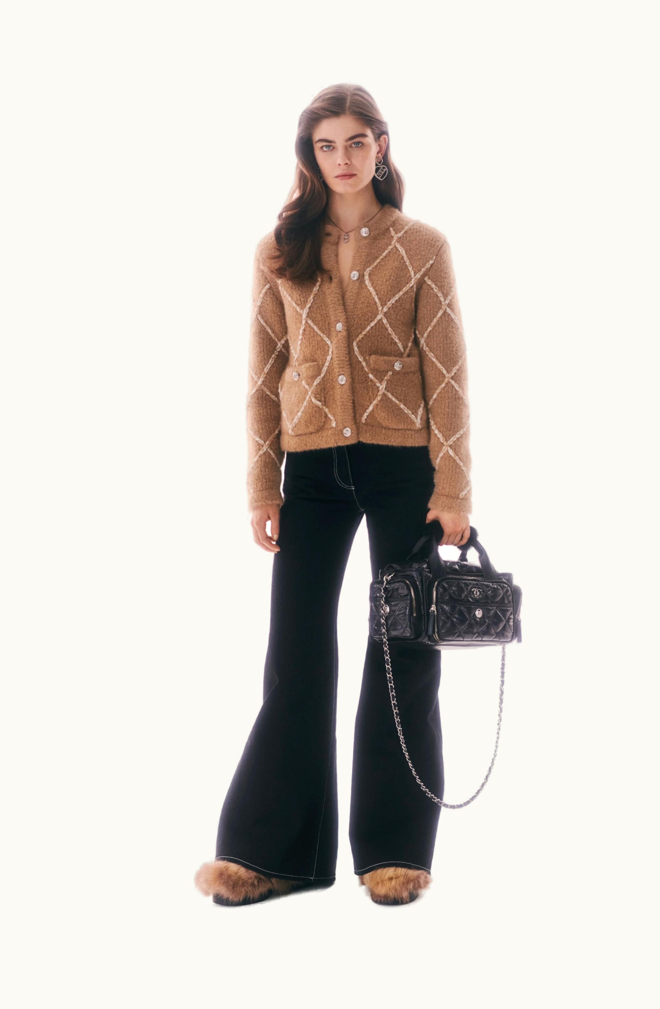 Chanel Chanel Jacket - Cashmere & Silk, Beige & White Beige & White