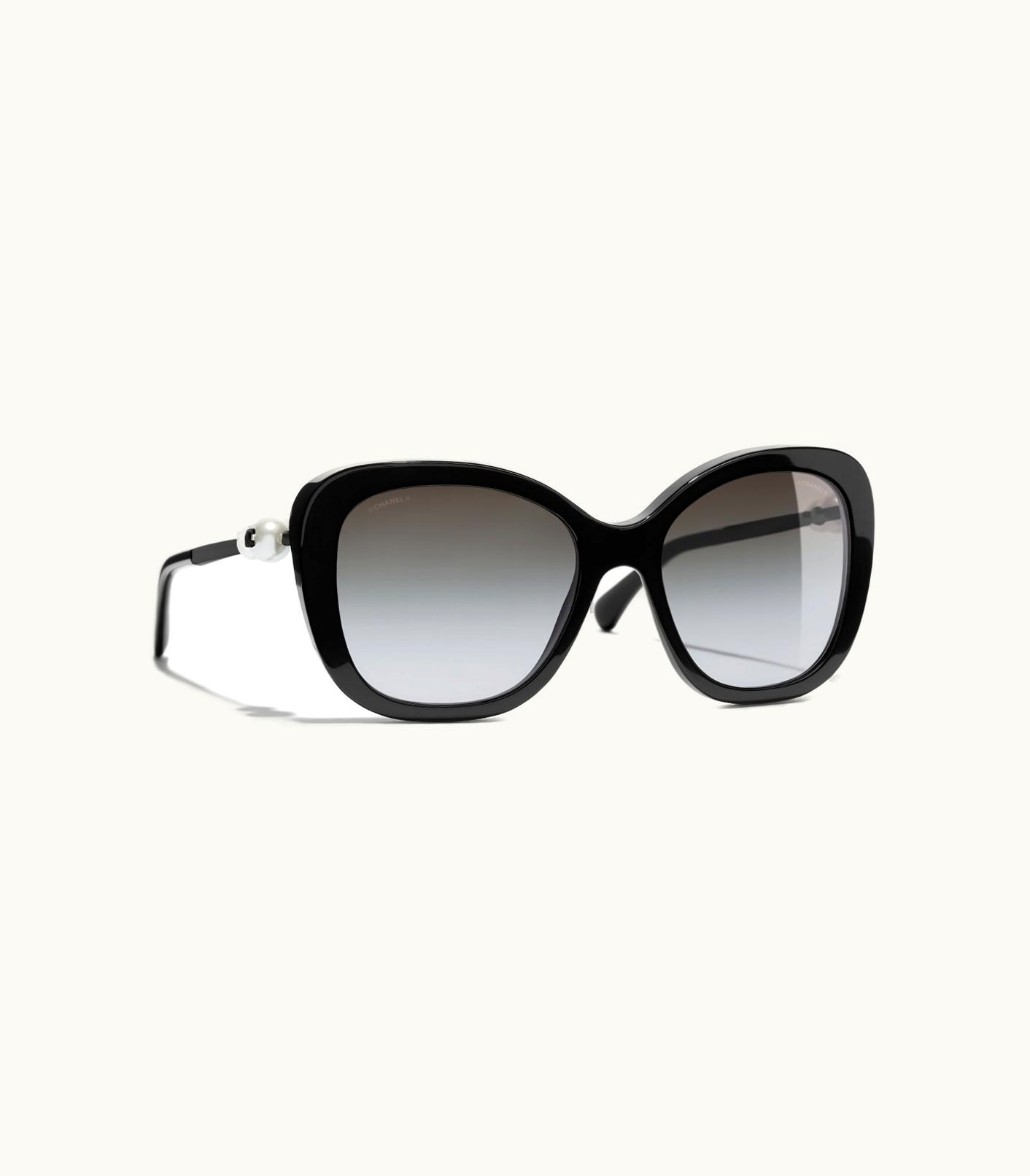 Chanel Chanel Sunglasses: Square Sunglasses, Acetate & Imitation Pearls