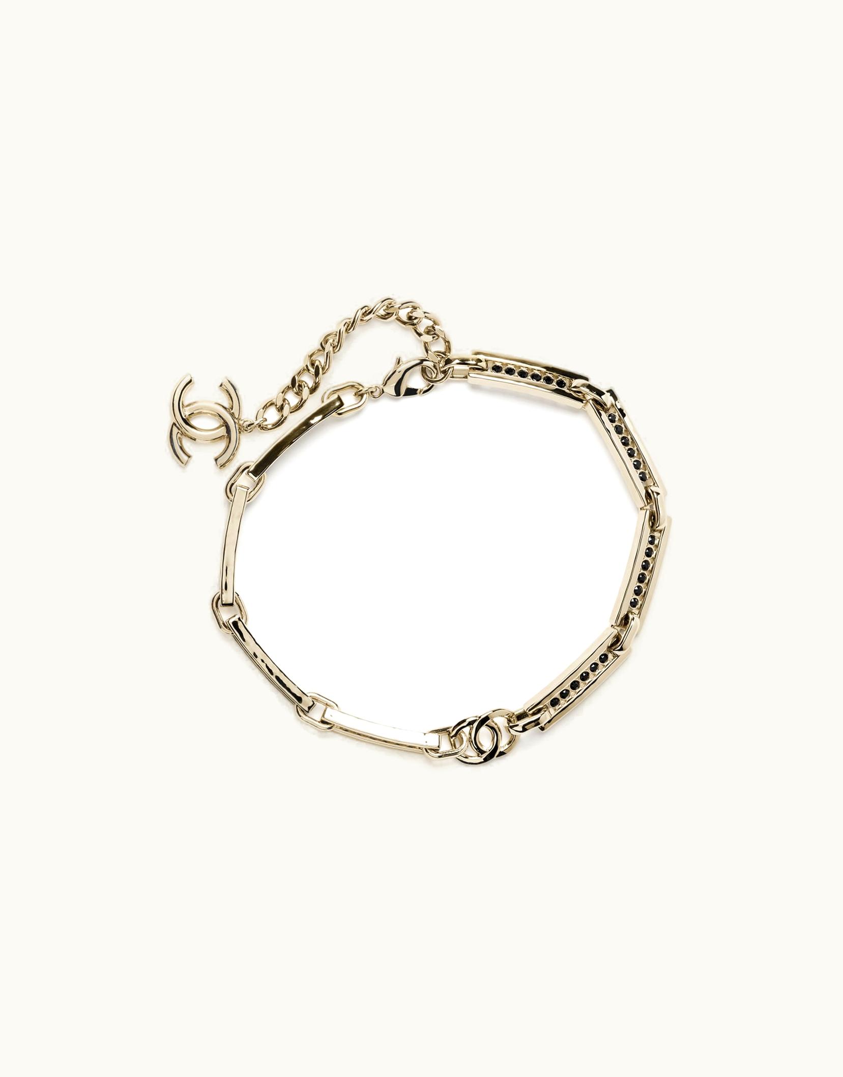 Chanel Chanel Choker - Metal & Strass, Gold & Black
