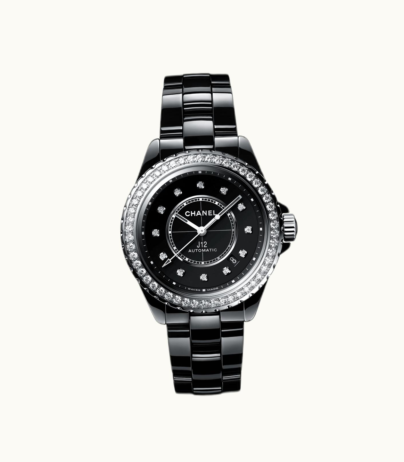 Chanel Chanel J12 Diamond Bezel Watch Caliber 12.1, 38 MM - 3599594157193