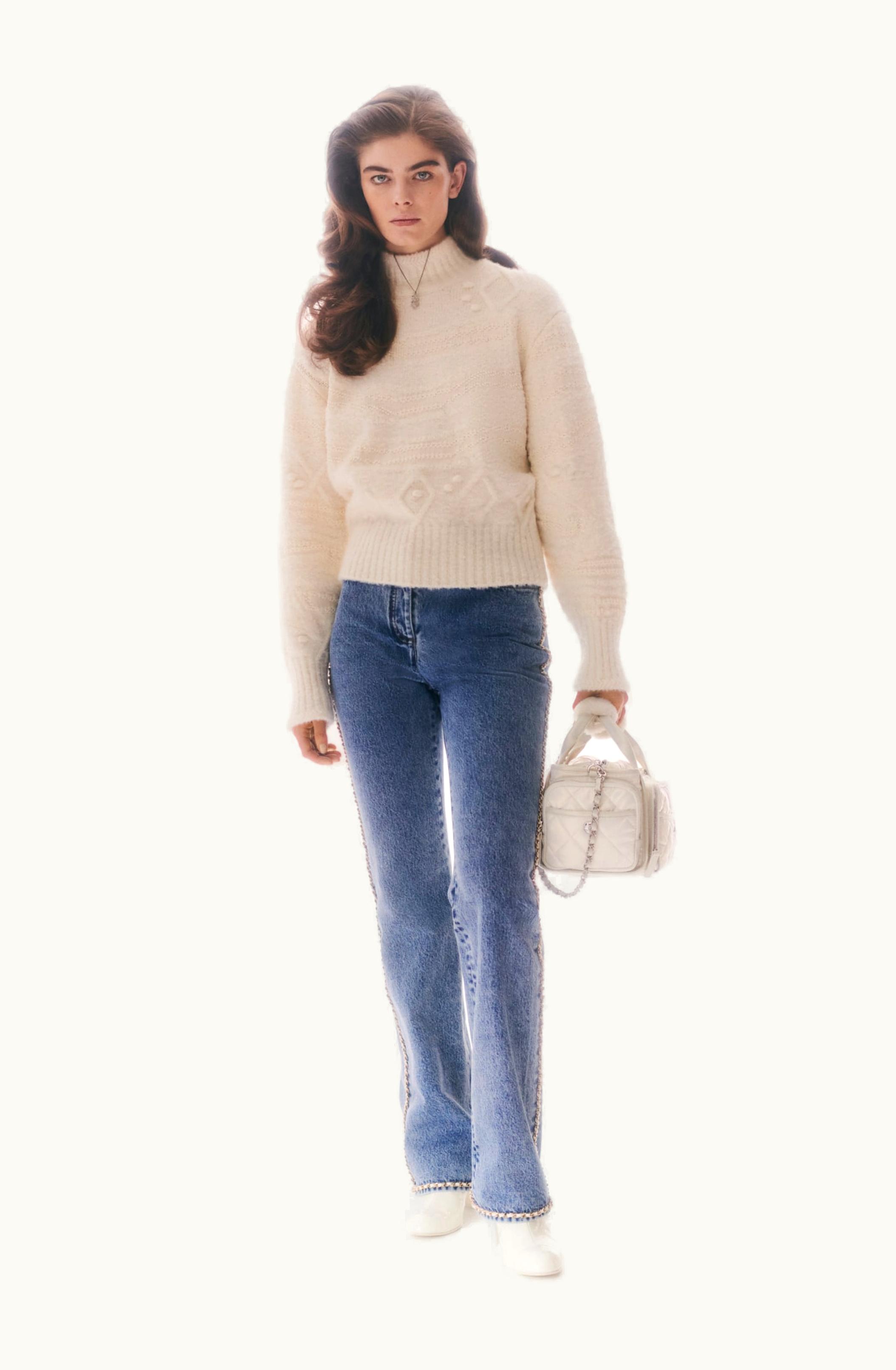 Chanel Chanel Jeans - Denim, Blue, White & Gold