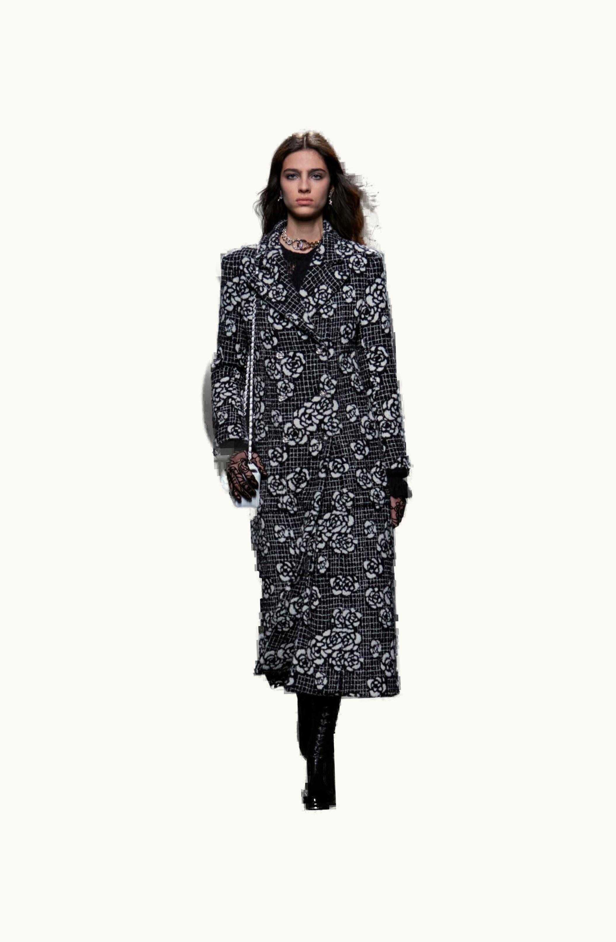 Chanel Chanel Coat - Cashmere, Black & White
