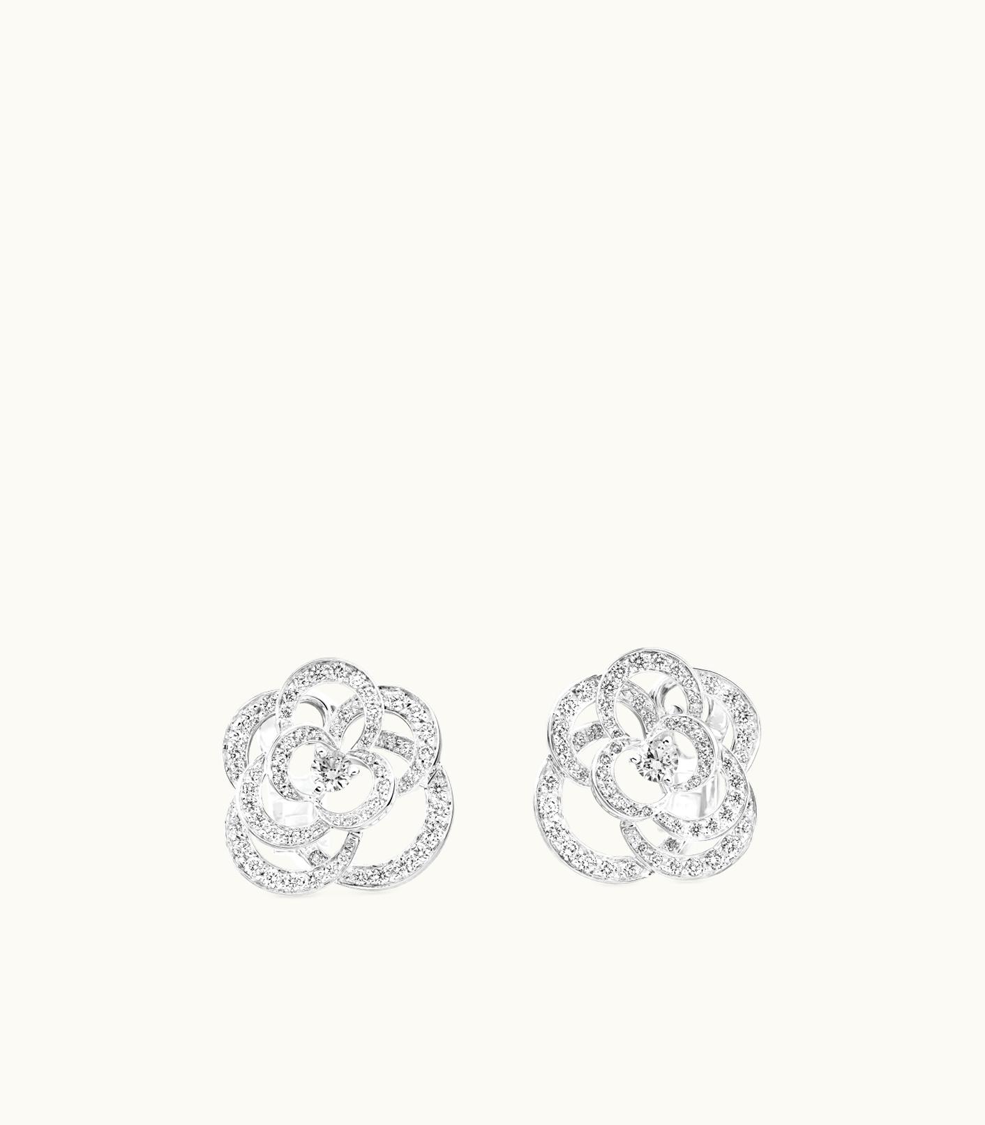 Chanel Chanel Fil De Camélia Earrings - 3599591018688