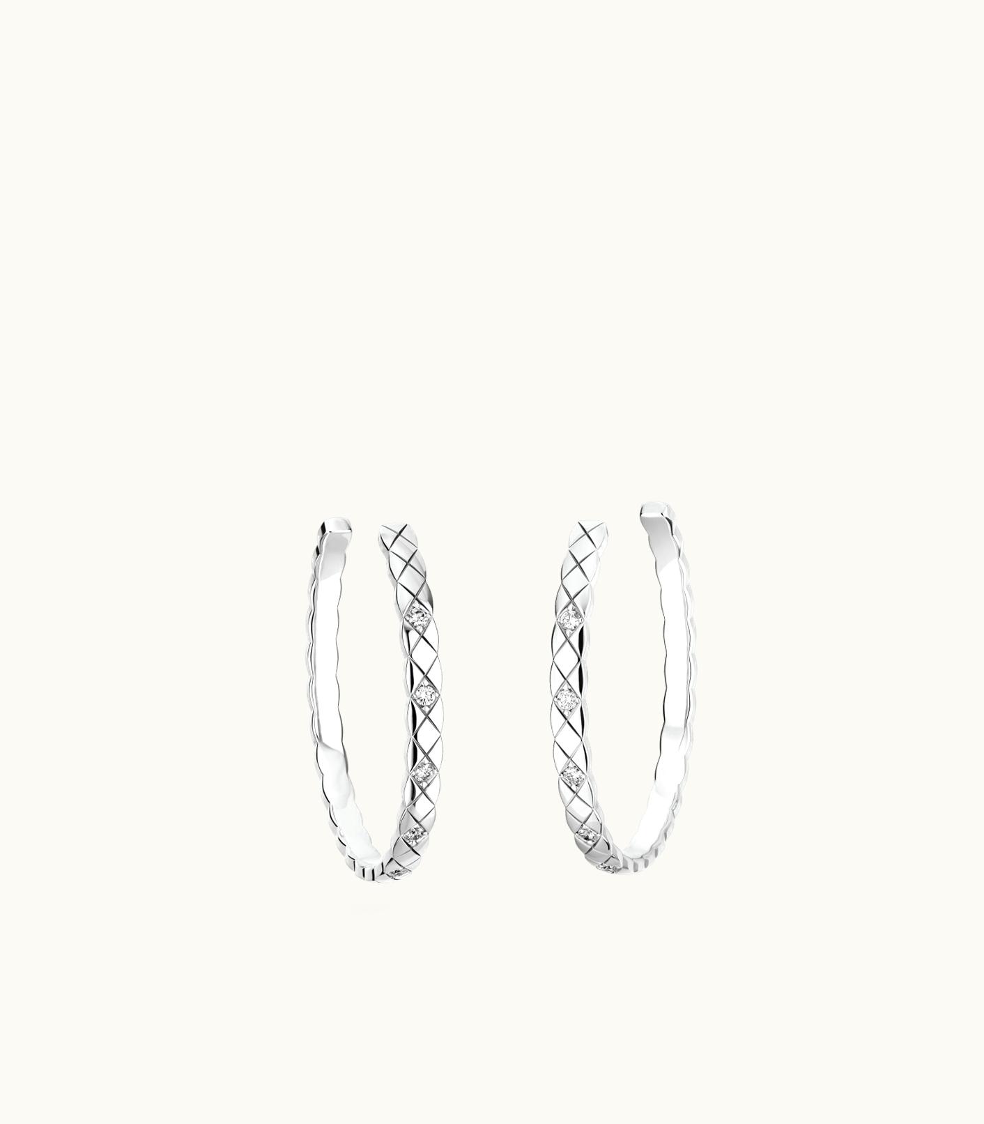 Chanel Coco Crush Hoop Earrings - 3599591933790