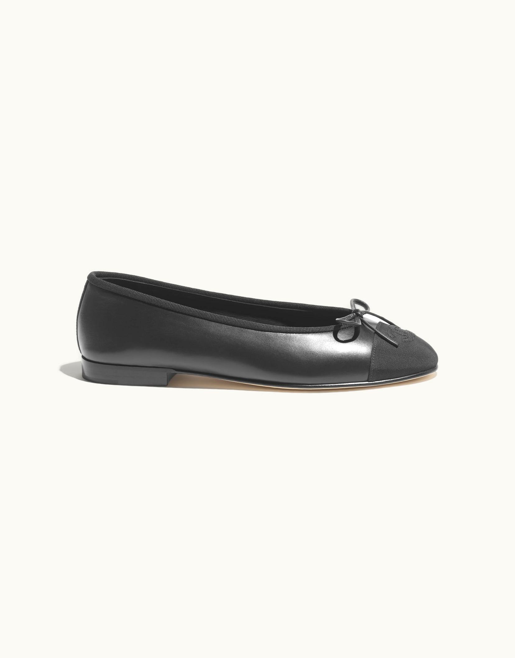 Chanel Chanel Ballet Flats - Calfskin & Grosgrain, Black