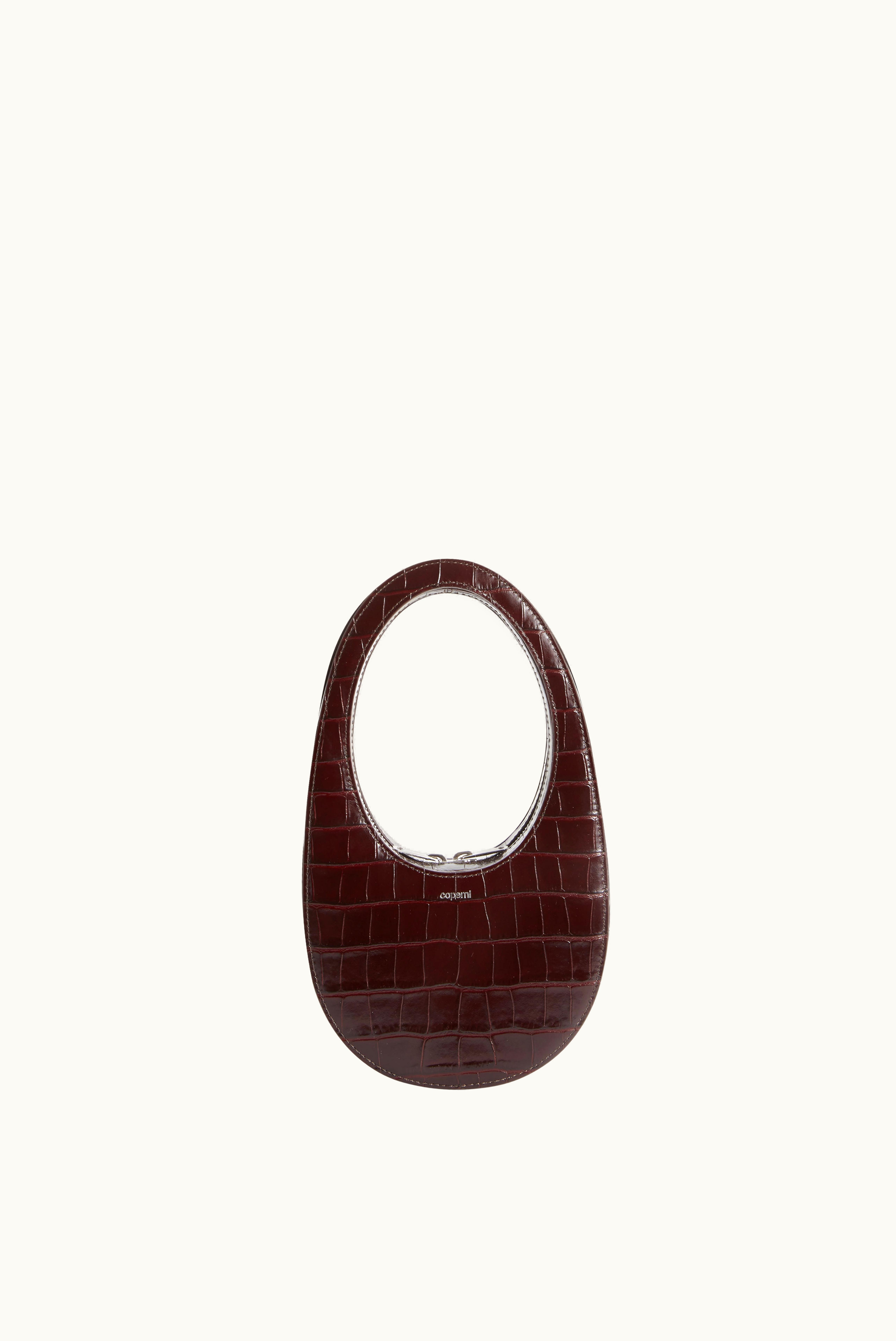 Coperni Coperni Croco Crossbody Mini Swipe Bag