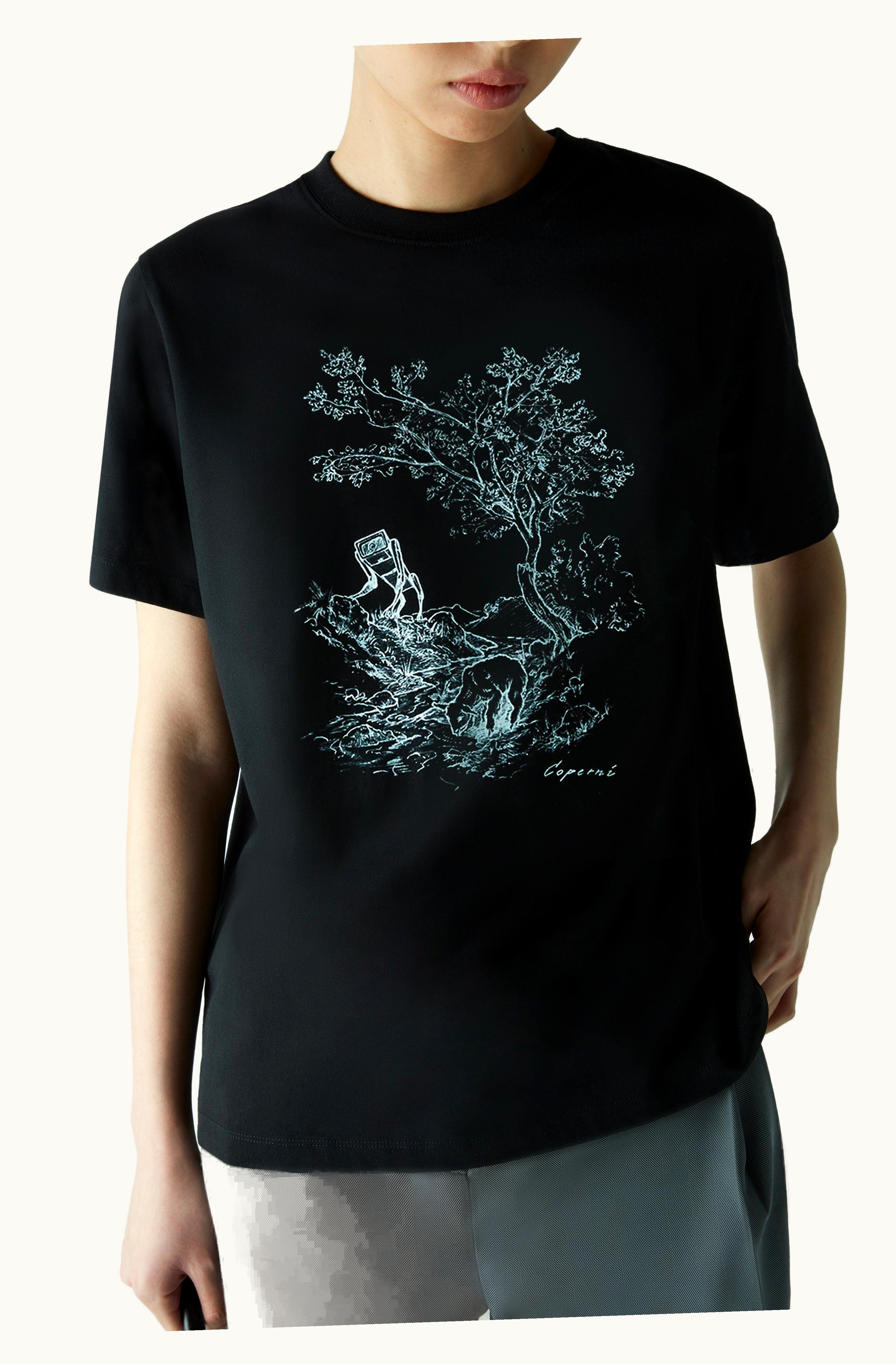 Coperni Coperni Toile De Jouy Print Logo Boxy T-Shirt