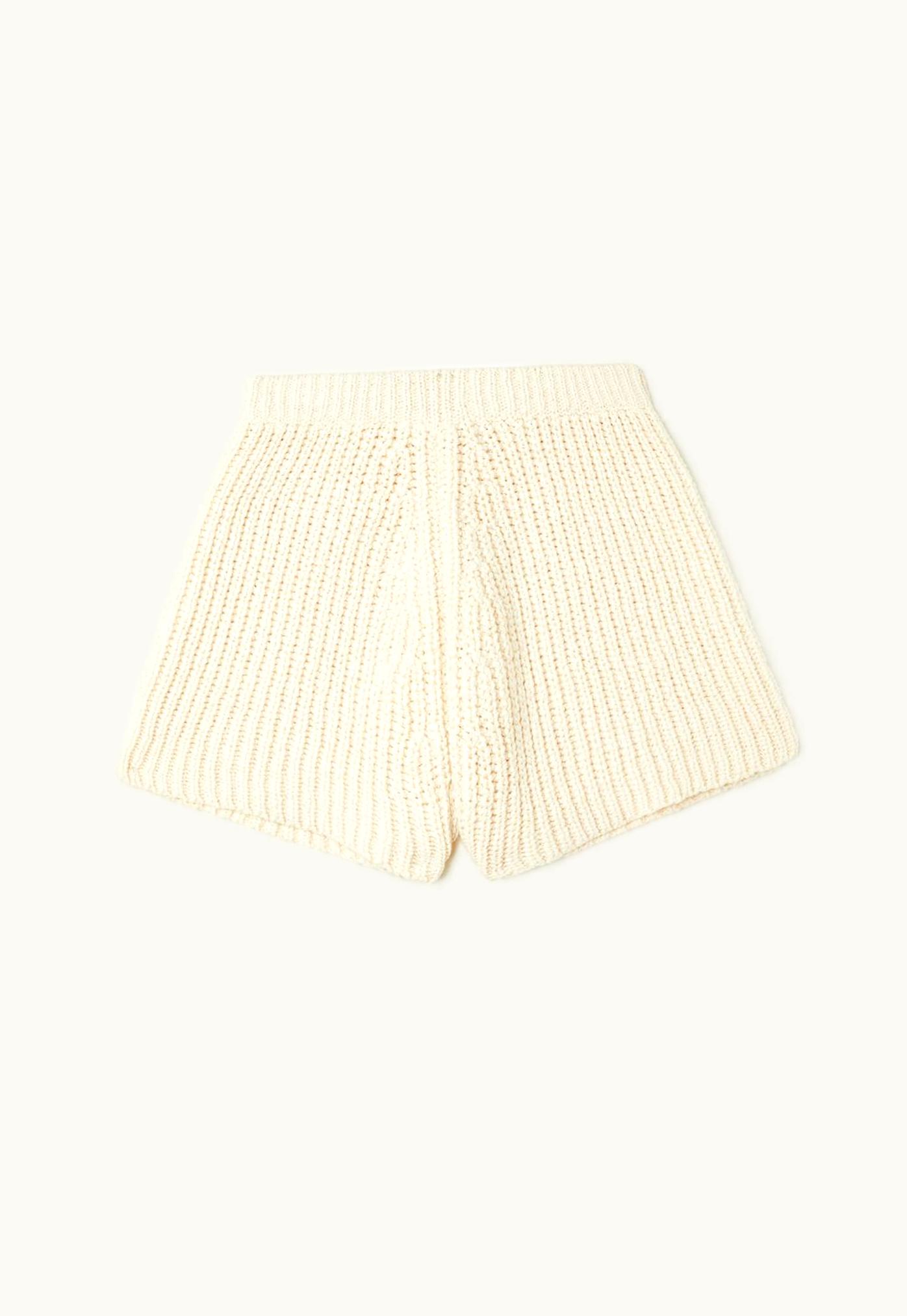 Alanui Alanui Lush Nature Knit Shorts In Neutrals