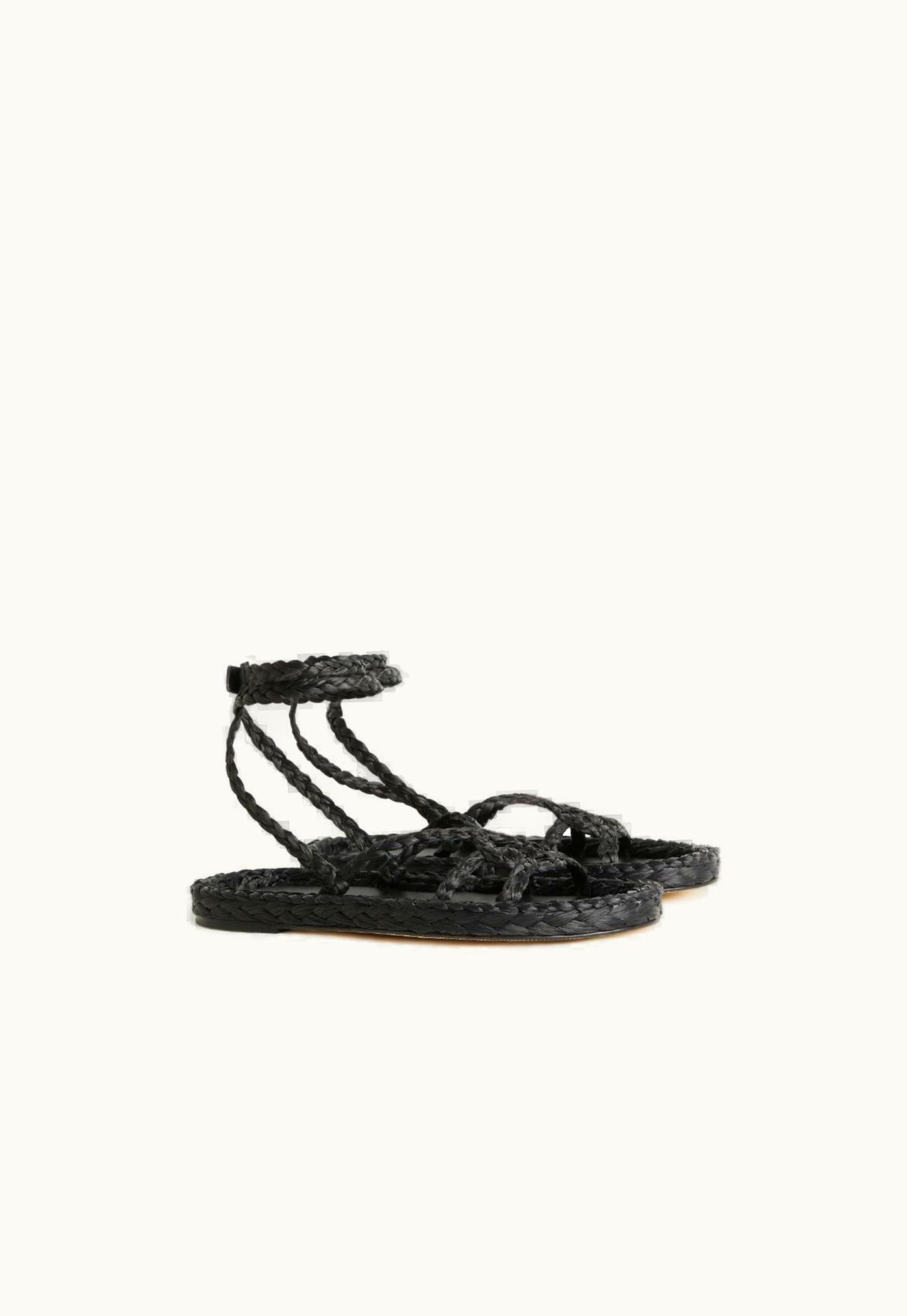 Alanui Alanui A Love Letter To India Sandals In Black