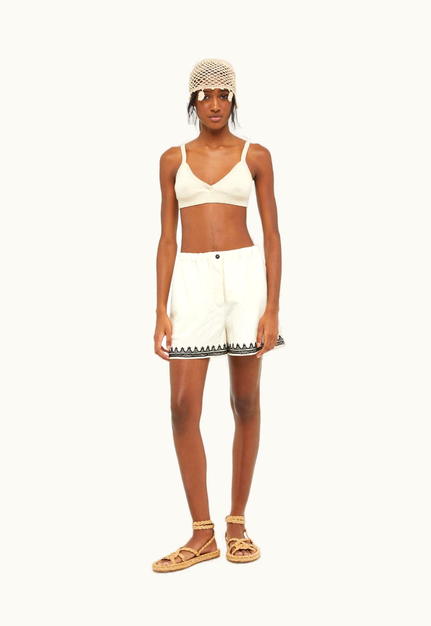 Alanui Alanui Bandana Cotton Piquet Knee-Length Skirt Green