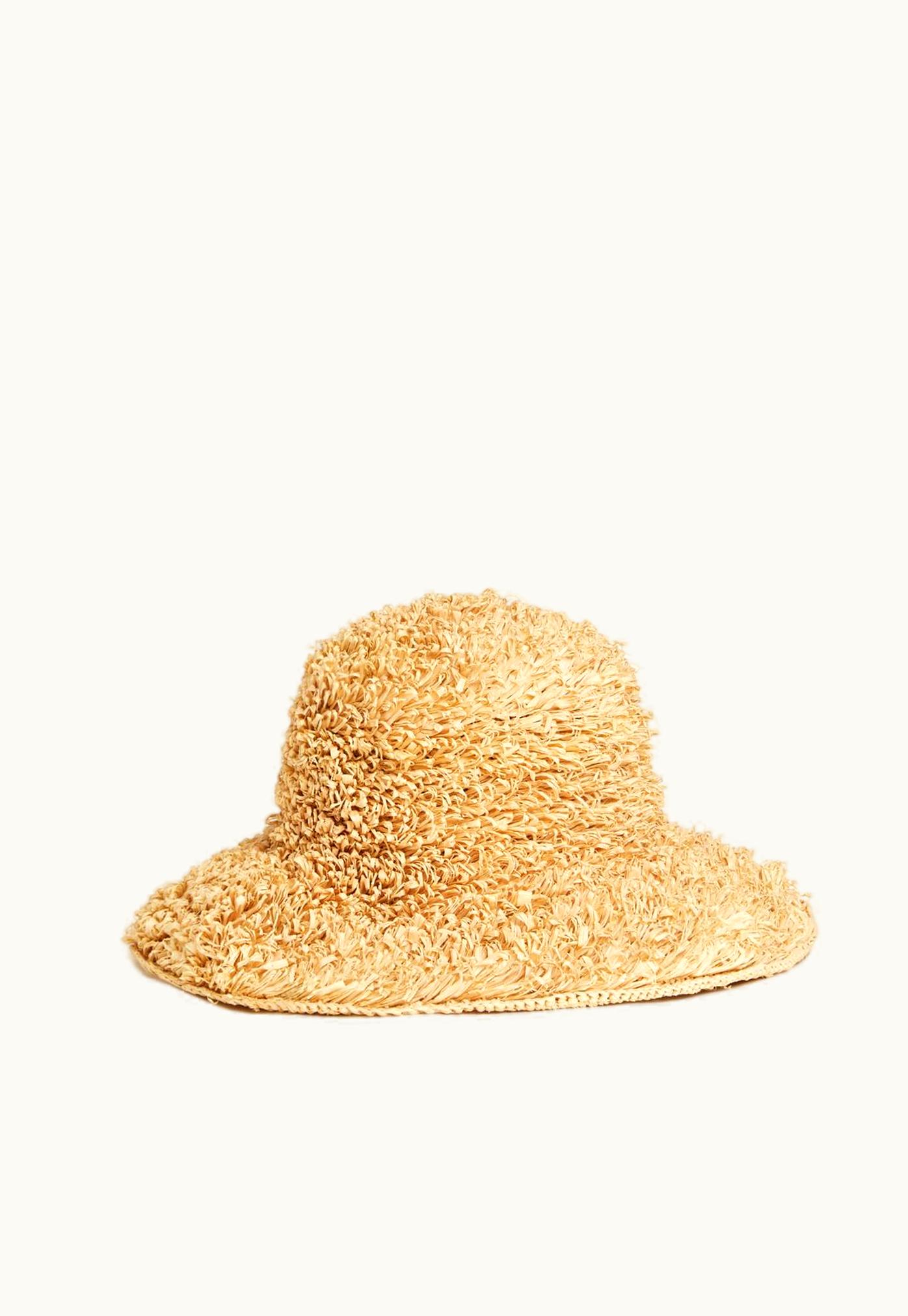 Alanui Alanui A Love Letter To India Raffia Hat In Neutrals