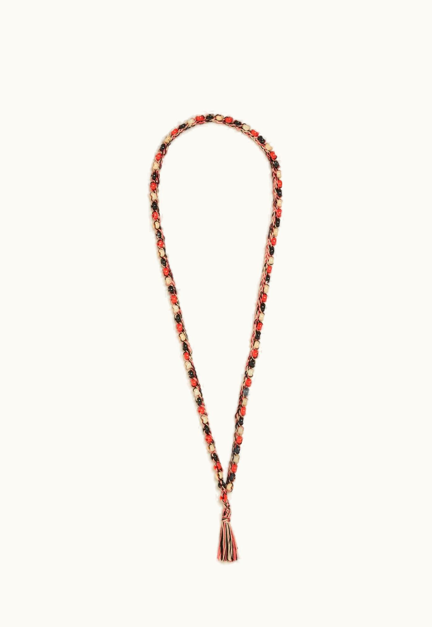 Alanui Alanui Short A Love Letter To India Necklace In Black