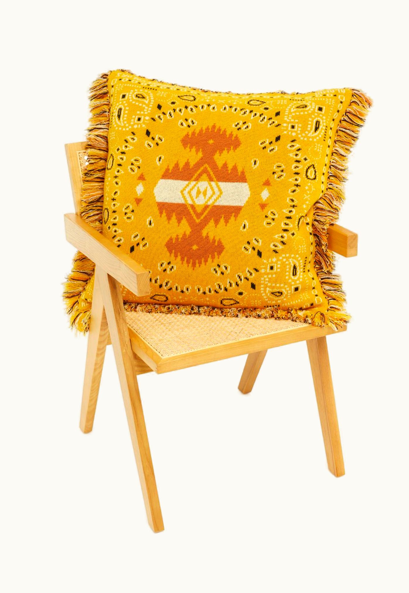 Alanui Alanui Denim Toile De Jouy Wrap Skirt In Indigo Blue