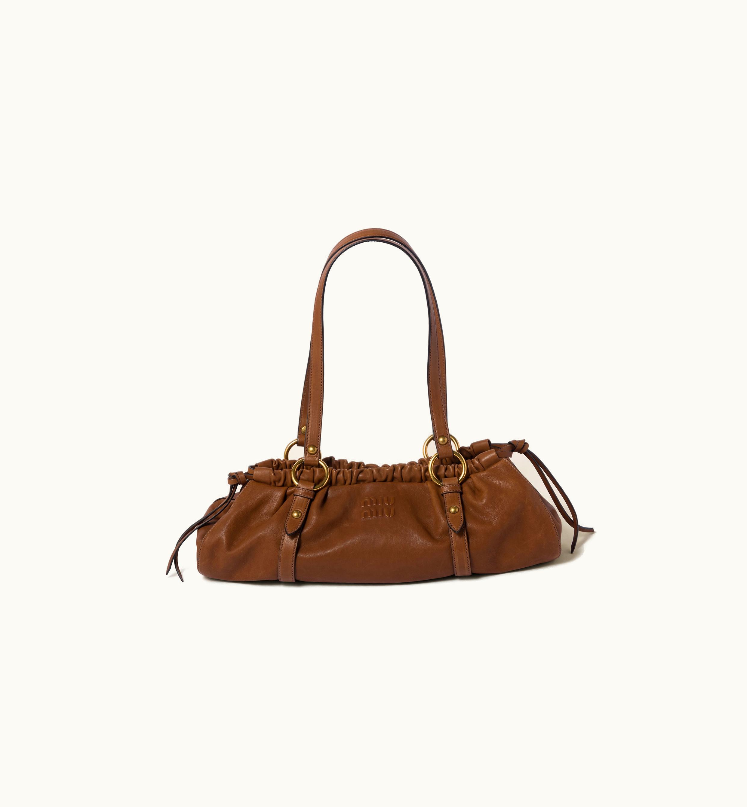 Miu Miu Miu Miu Nappa Leather Bag F0316 Handbag Black