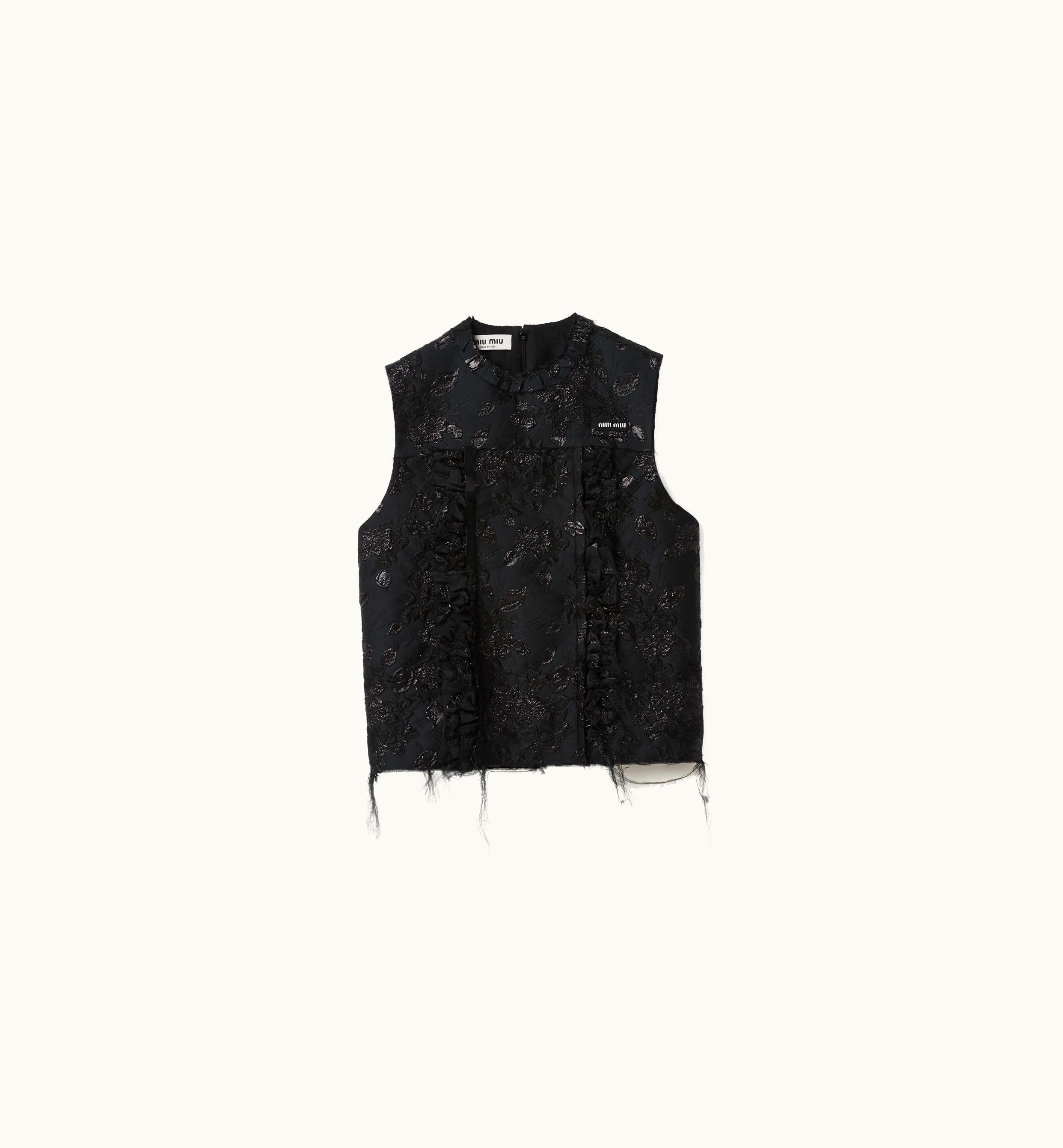 Miu Miu Miu Miu Cloquet Top Black