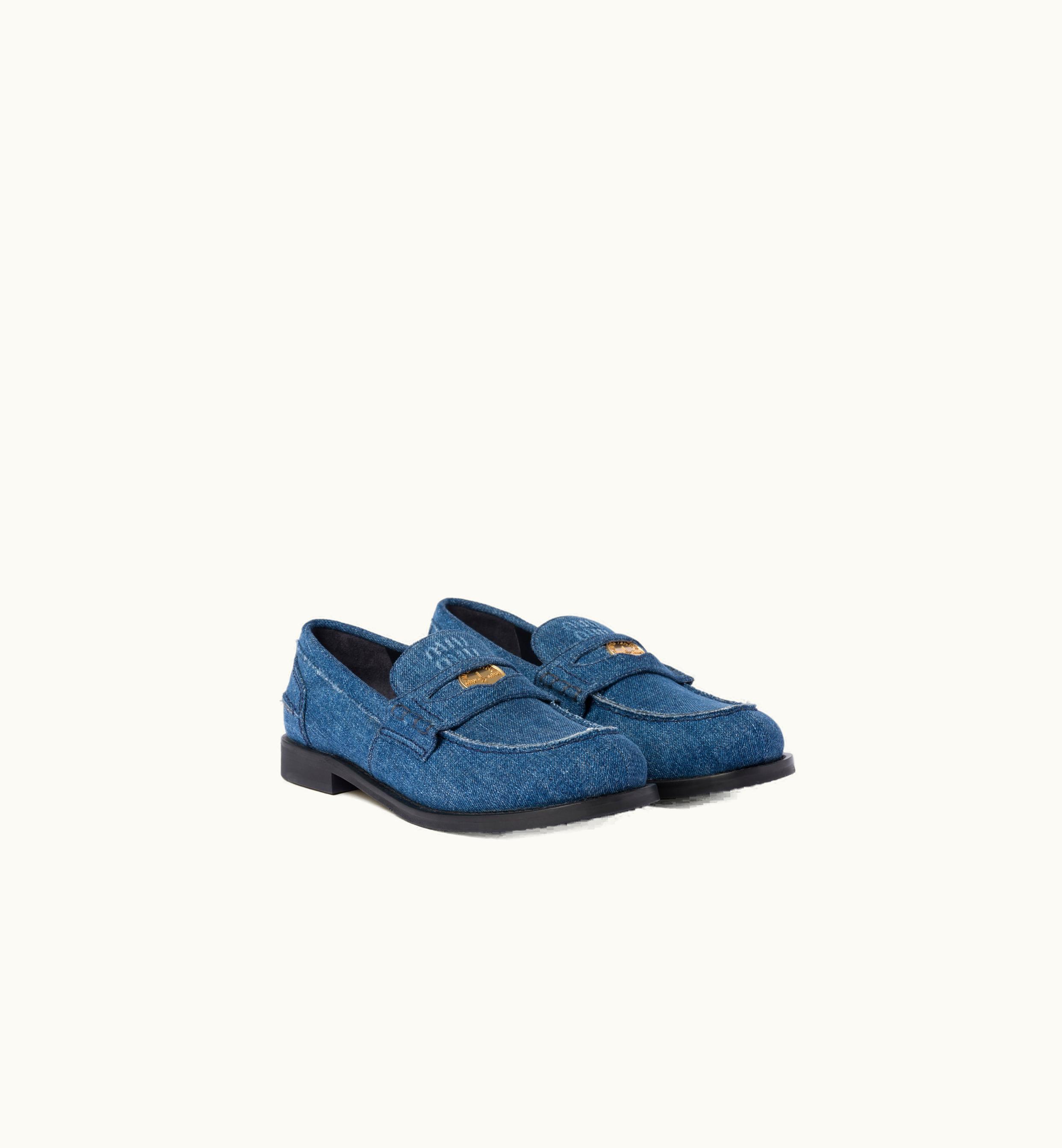 Miu Miu Miu Miu Denim Loafers Denim