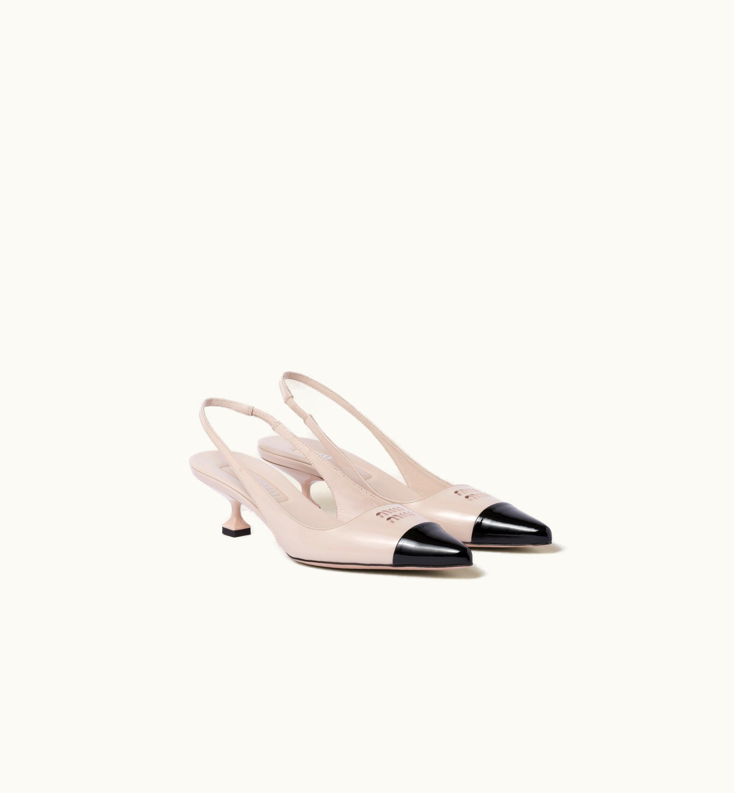 Miu Miu Miu Miu Patent Leather Pump Opal / Black