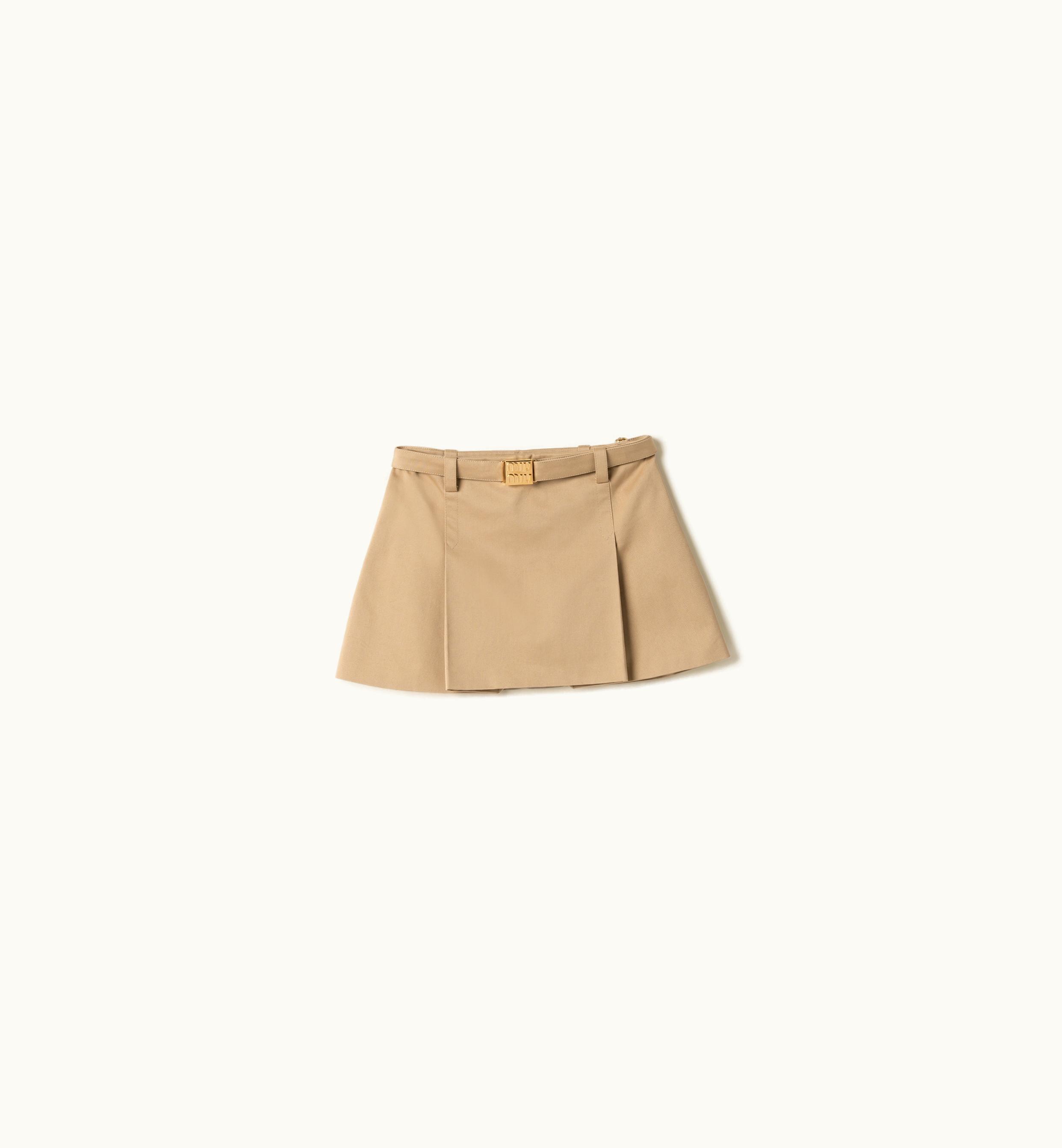 Miu Miu Miu Miu Chino Miniskirt Cord