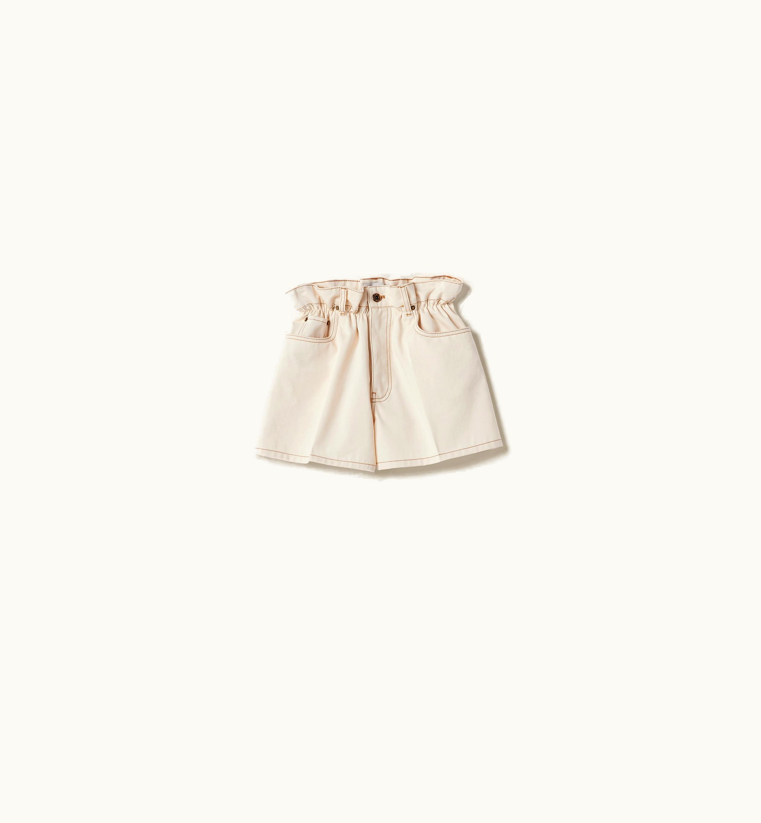 Miu Miu Miu Miu Denim Shorts Natural