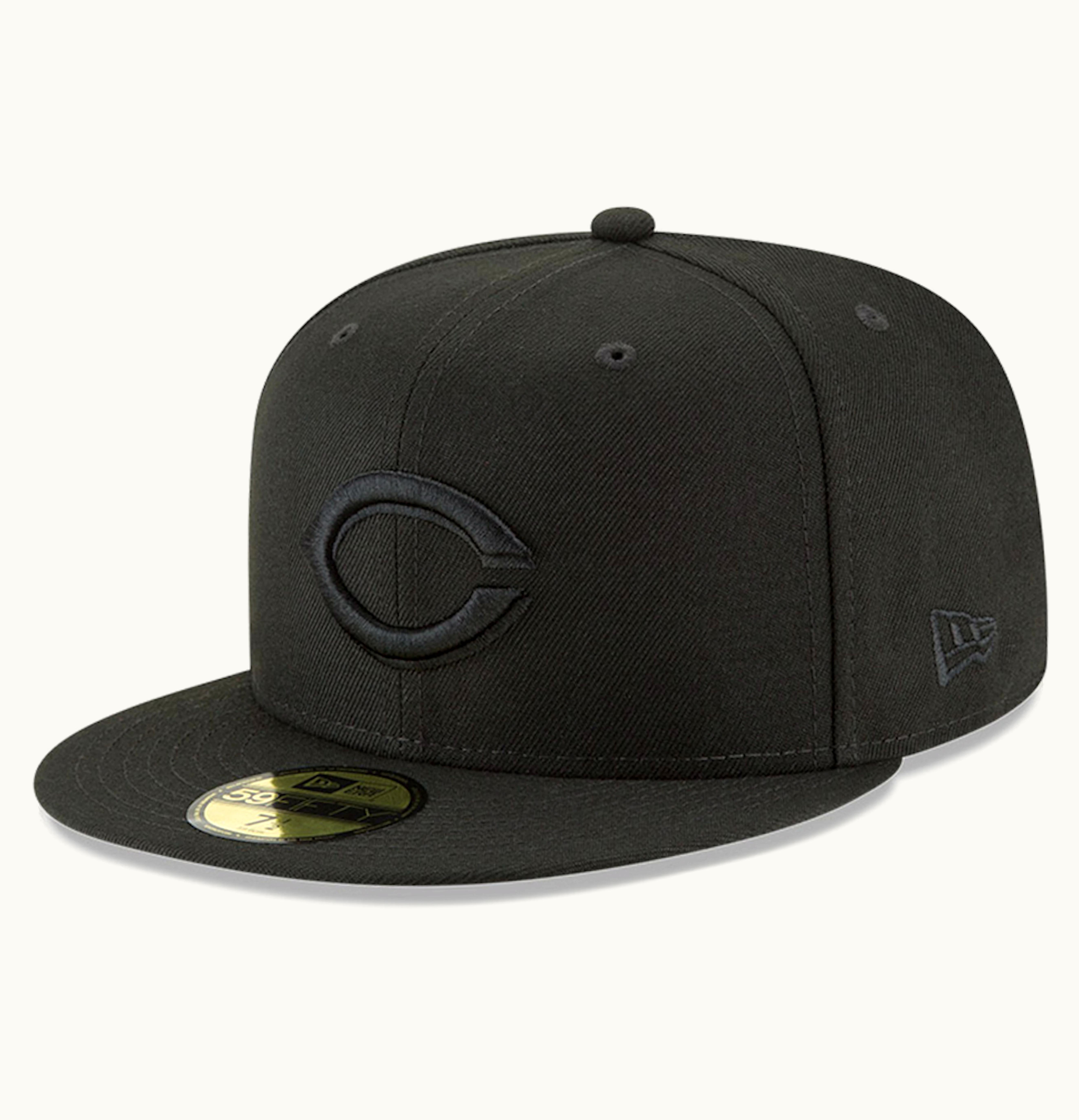 New Era New Era Cincinnati Reds 59Fifty Fitted Hat Black Black