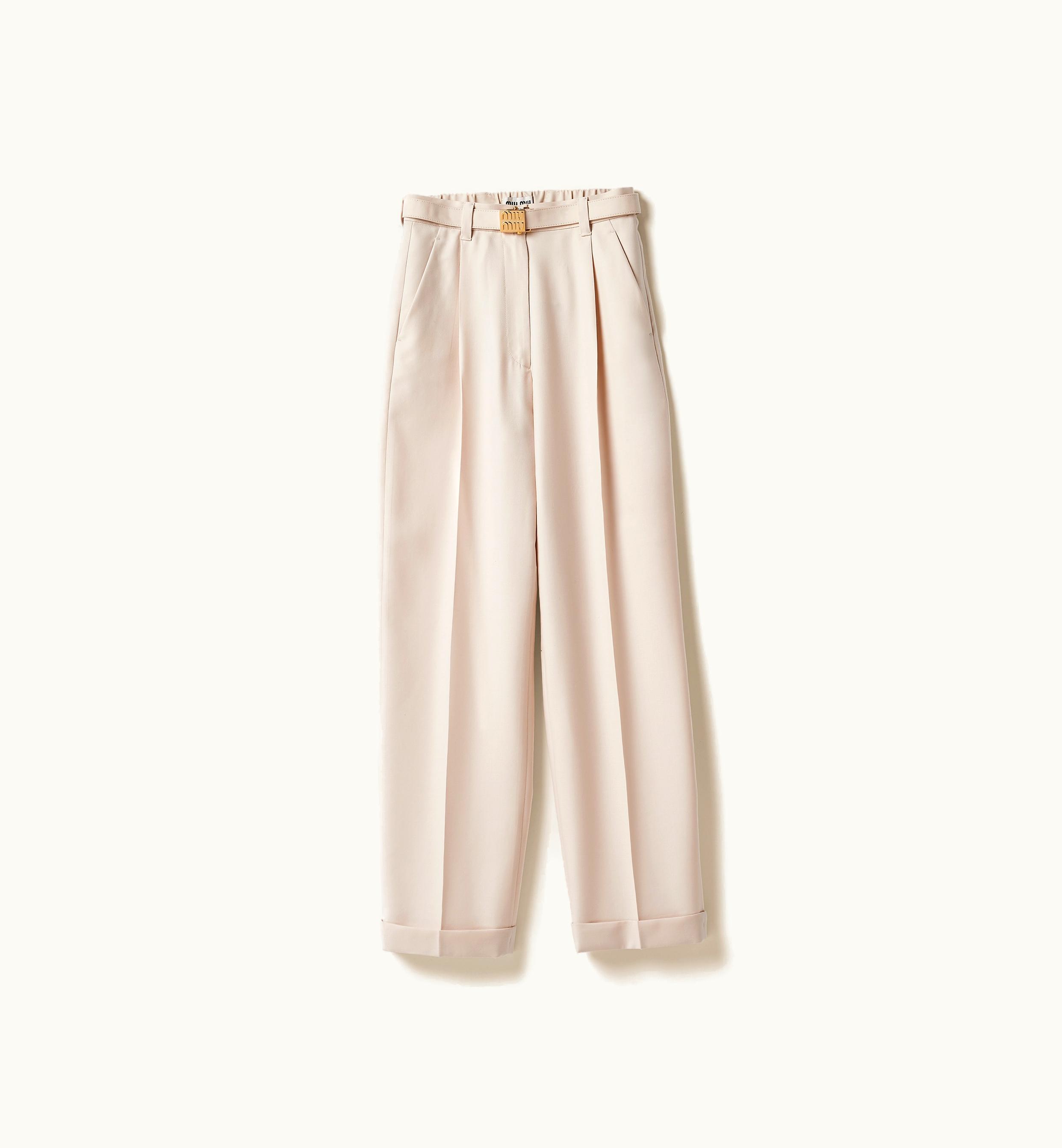 Miu Miu Miu Miu Batavia Pants Natural