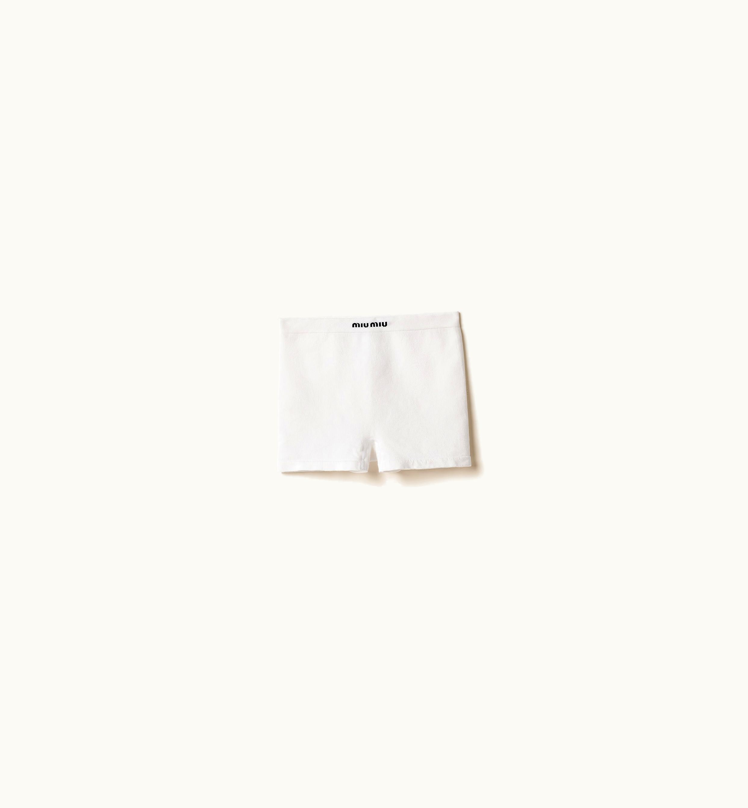 Miu Miu Miu Miu Seamless Boxer Shorts White