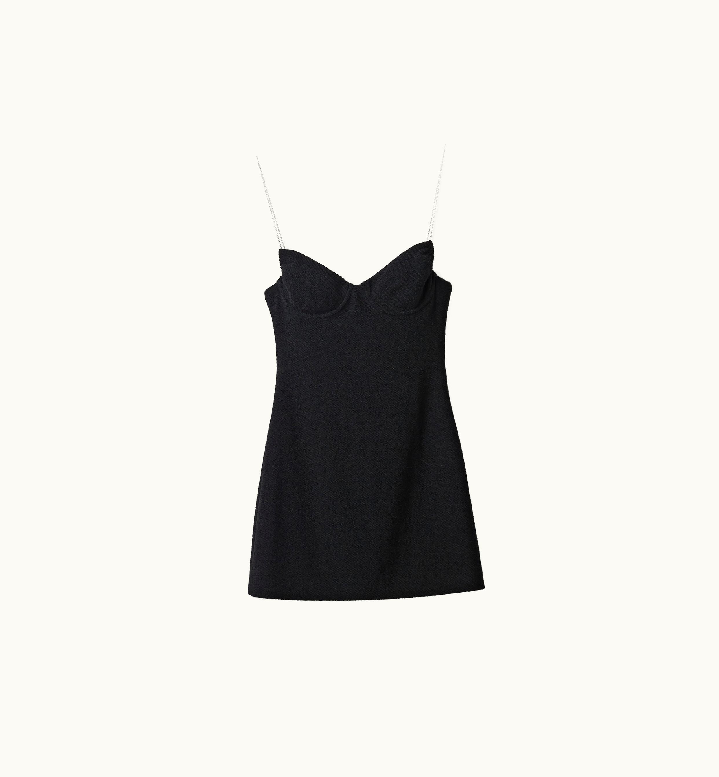 Miu Miu Miu Miu Stretch Bouclé mini-dress Black