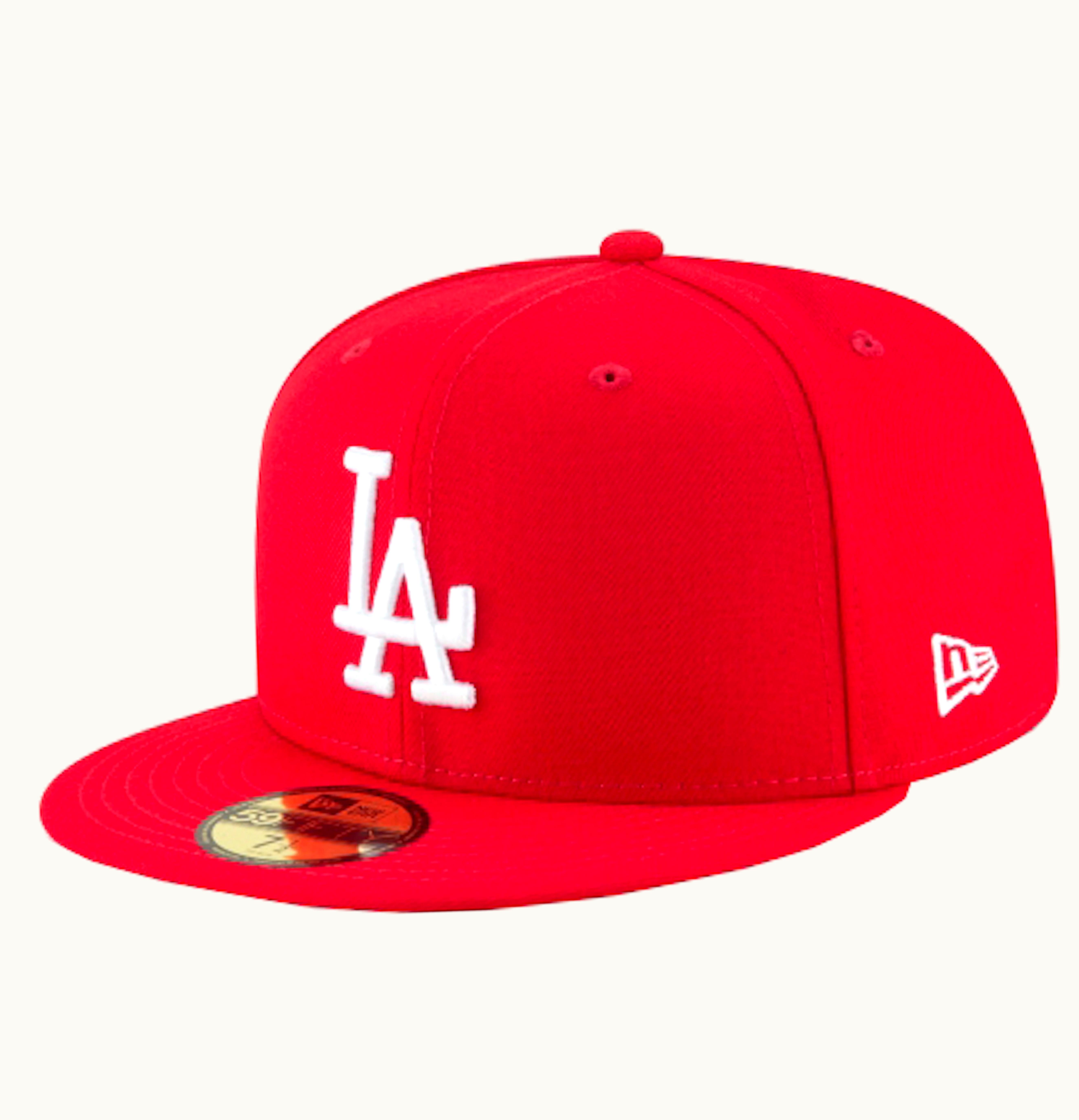New Era New Era Los Angeles Dodgers Basic 59Fifty Fitted Hat Scarlet Red