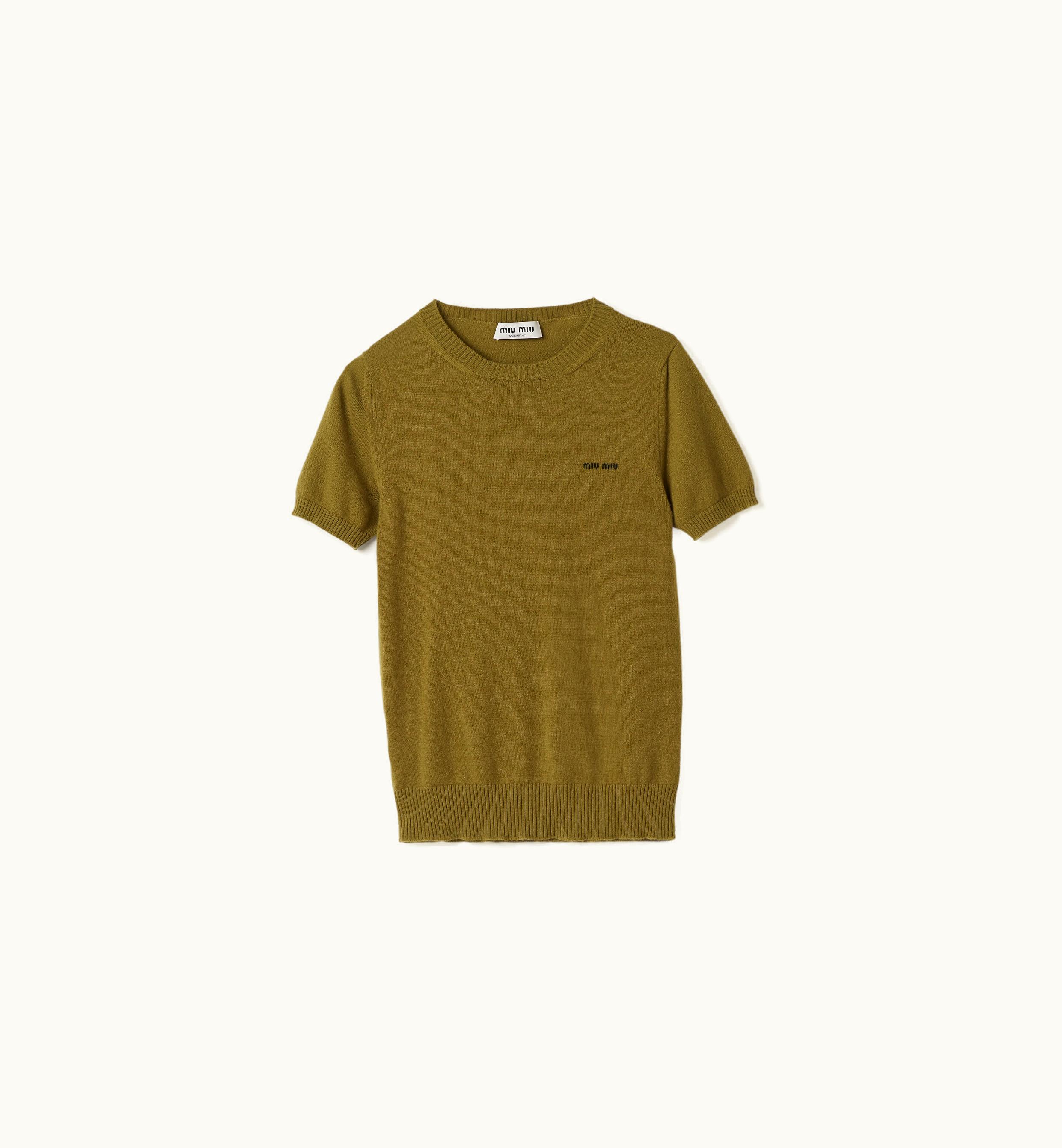 Miu Miu Miu Miu Cashmere Sweater Fern Green