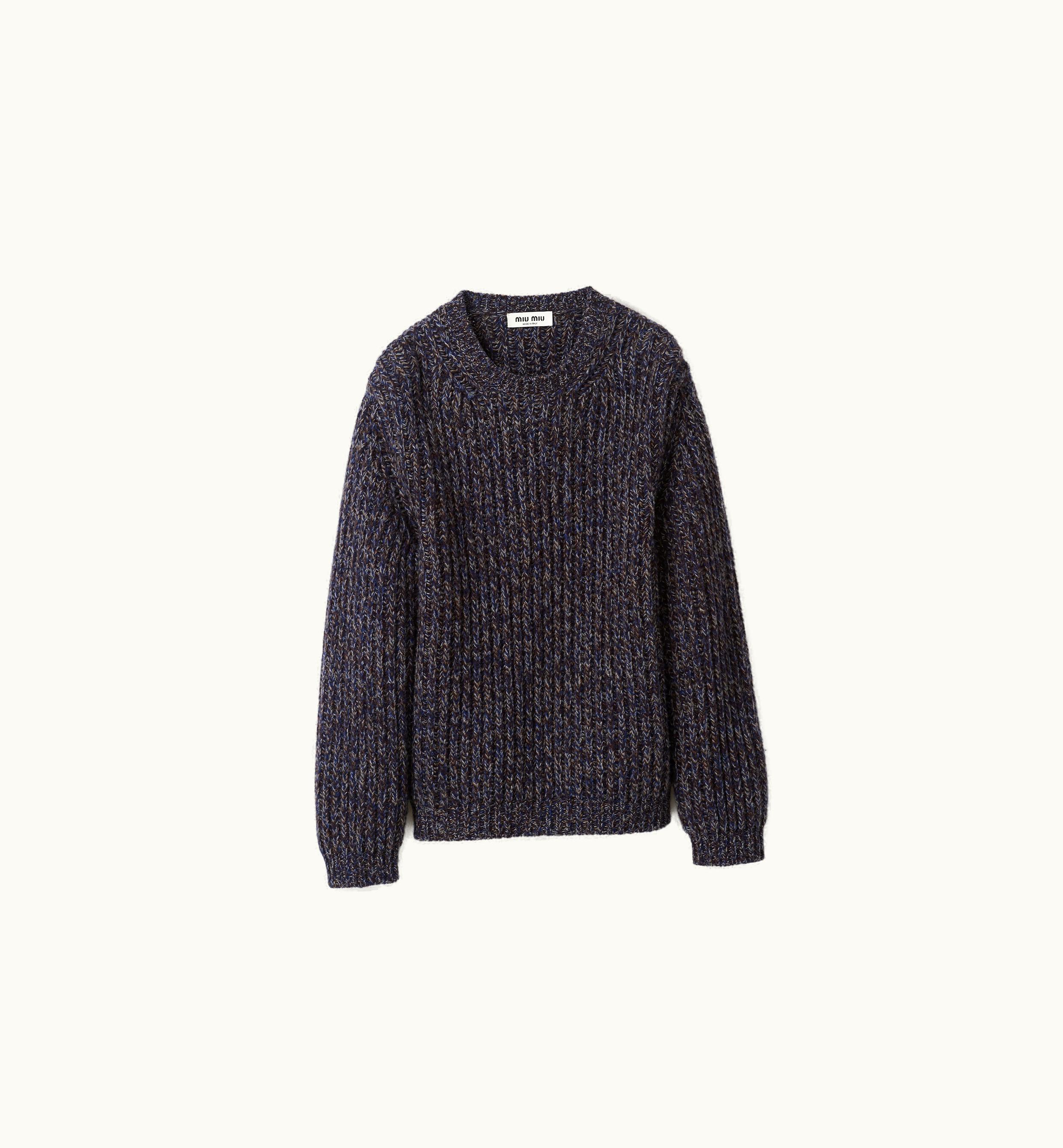 Miu Miu Miu Miu Wool Sweater Navy